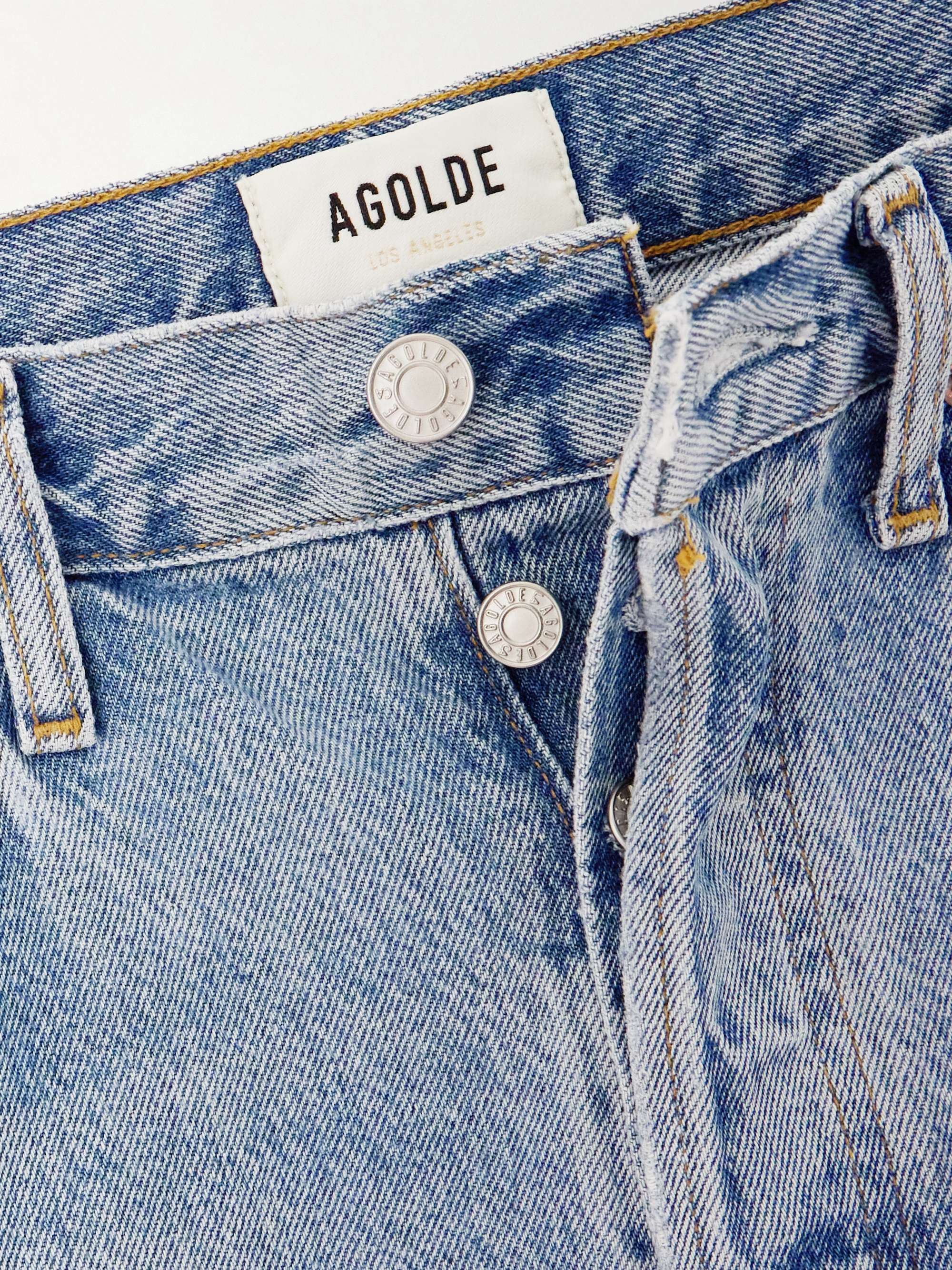 90s mid-rise straight-leg organic jeans view