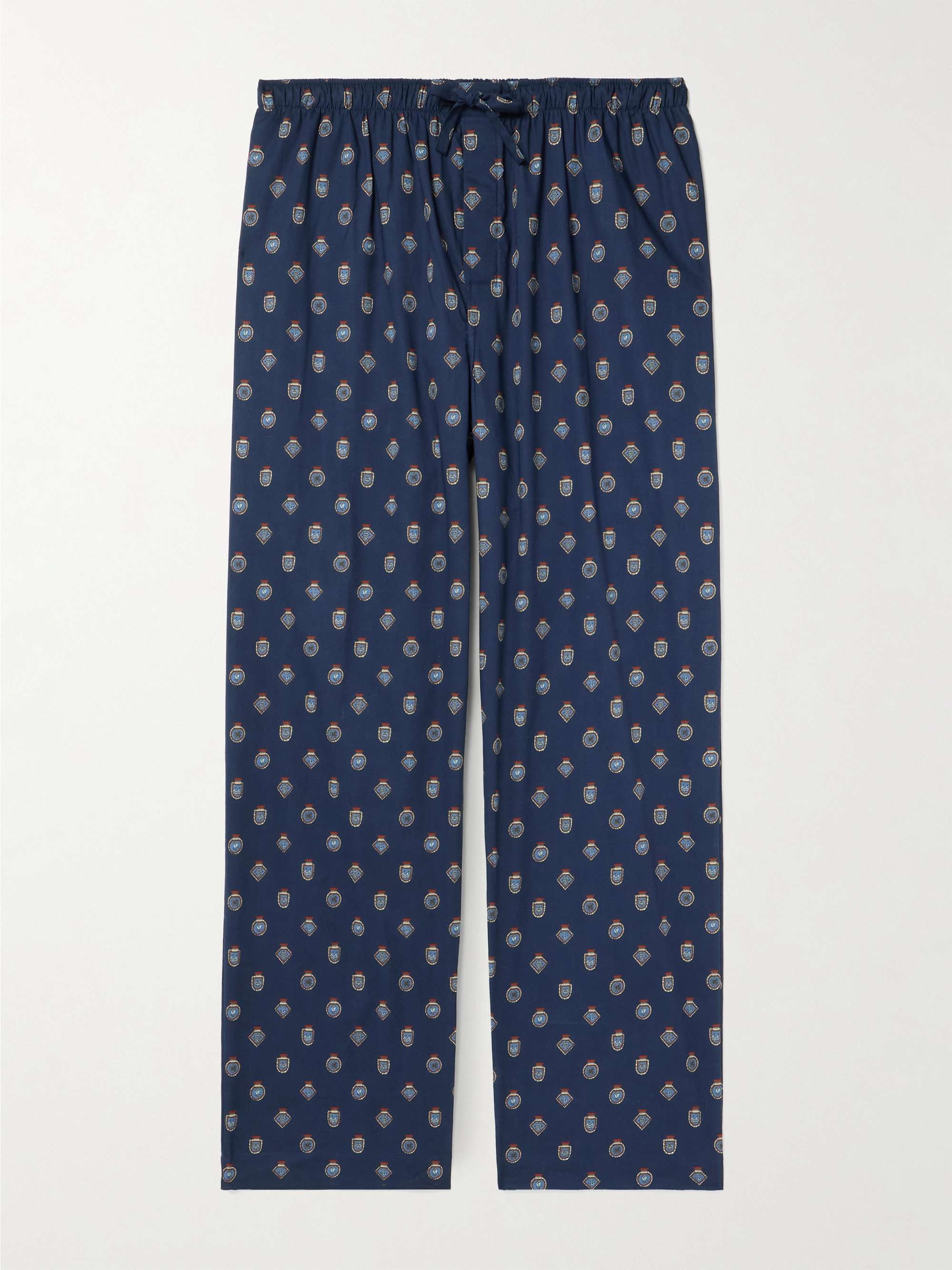 Ledbury Printed Cotton-Batiste Pyjama Trousers view