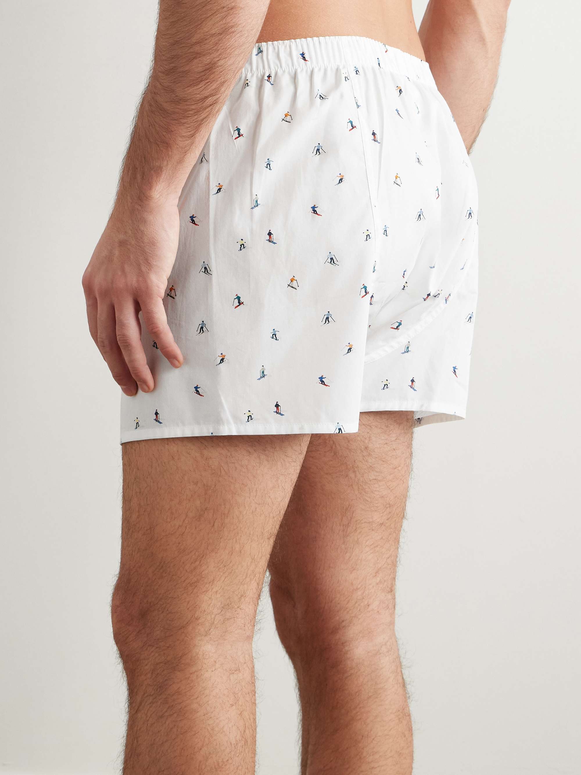 Printed Cotton Boxer Shorts view