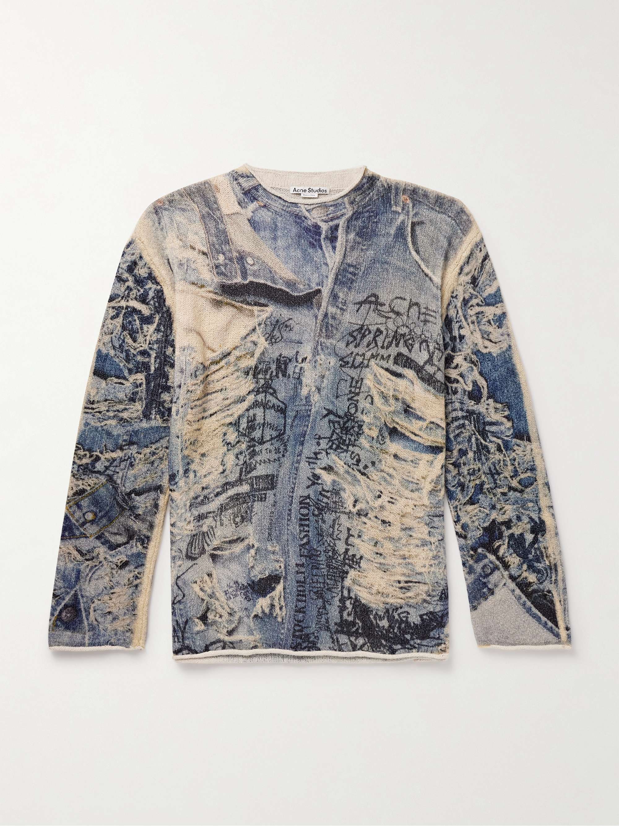 Karvian Trompe L'oeil Cotton-Blend Sweater view
