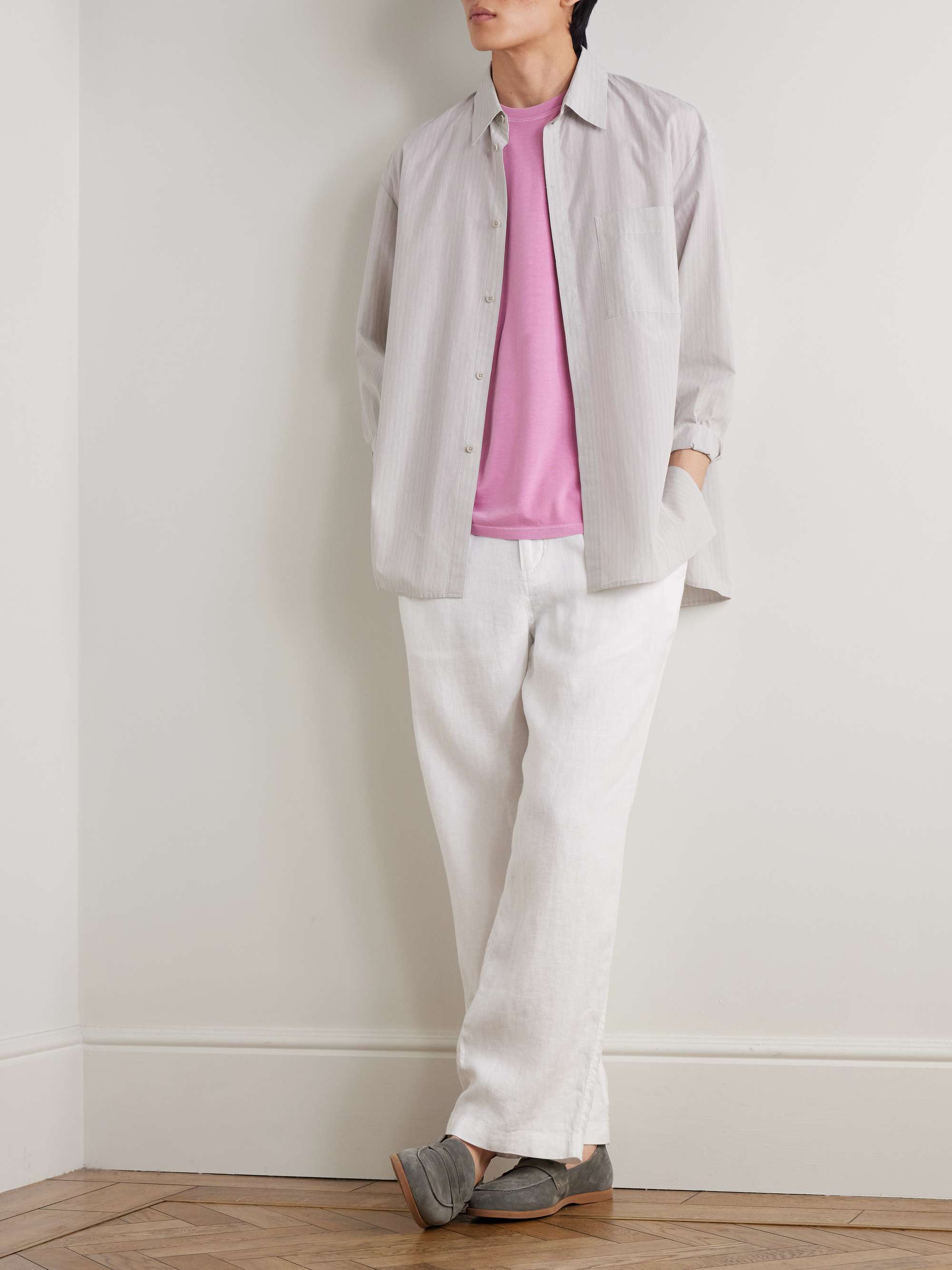 Garment-Dyed Pima Cotton-Jersey T-Shirt view