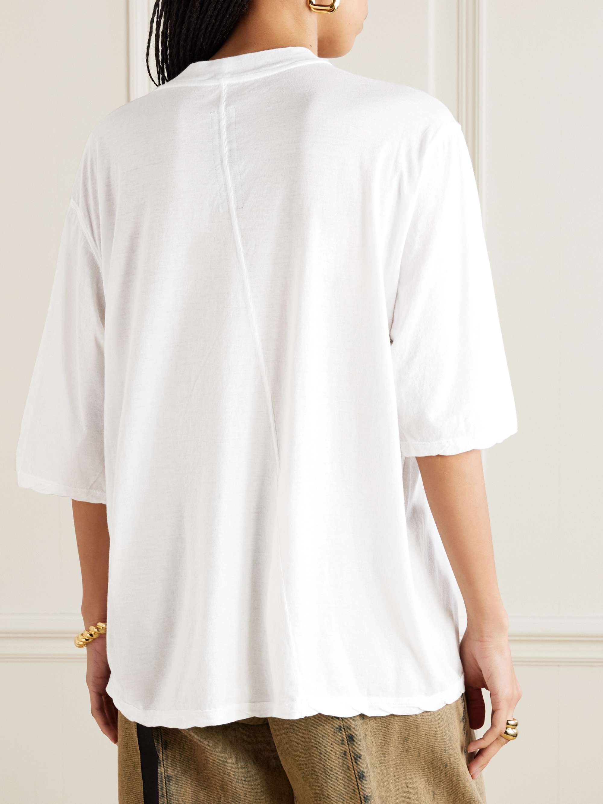 Walrus paneled cotton-jersey T-shirt view