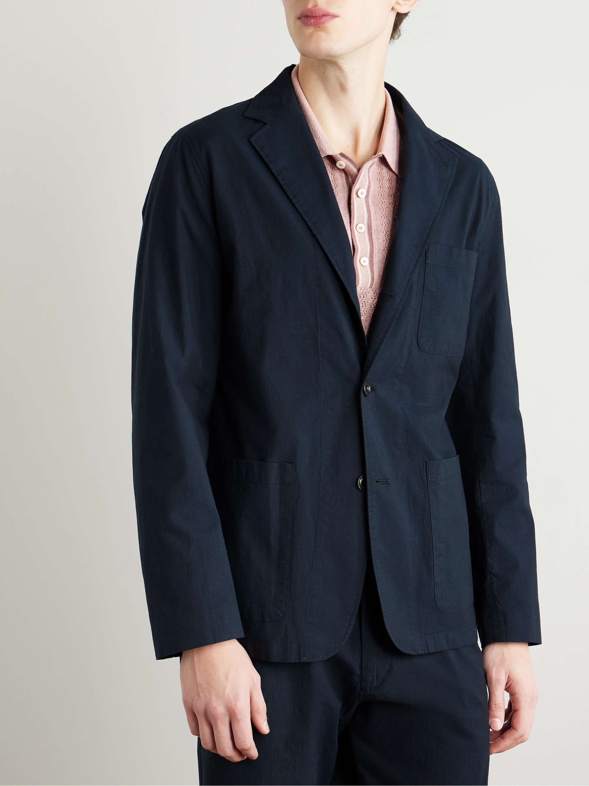 Jonny Unstructured Stretch-Cotton Suit Jacket view