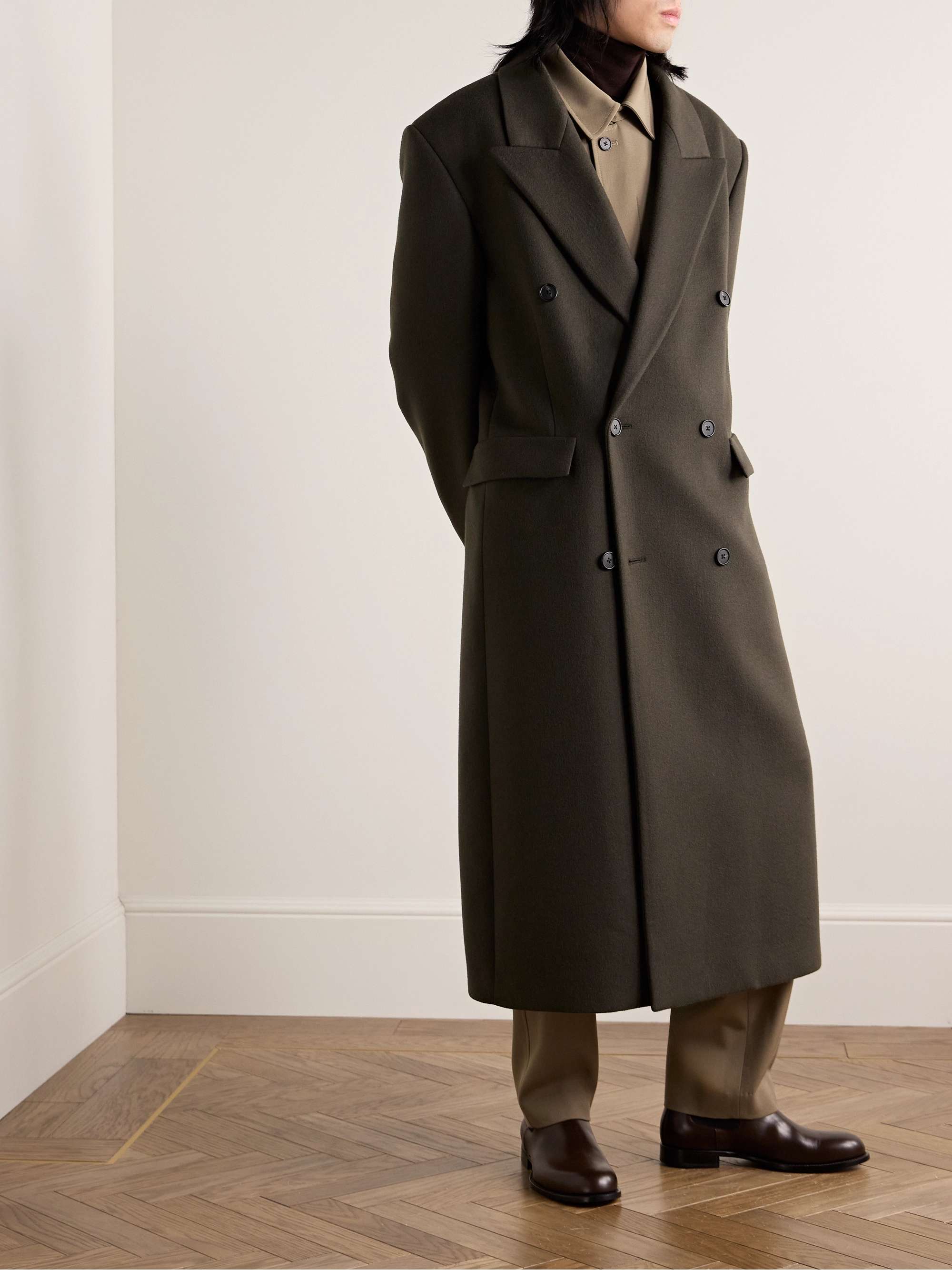 Velasco Double-Breasted Cashmere Coat view