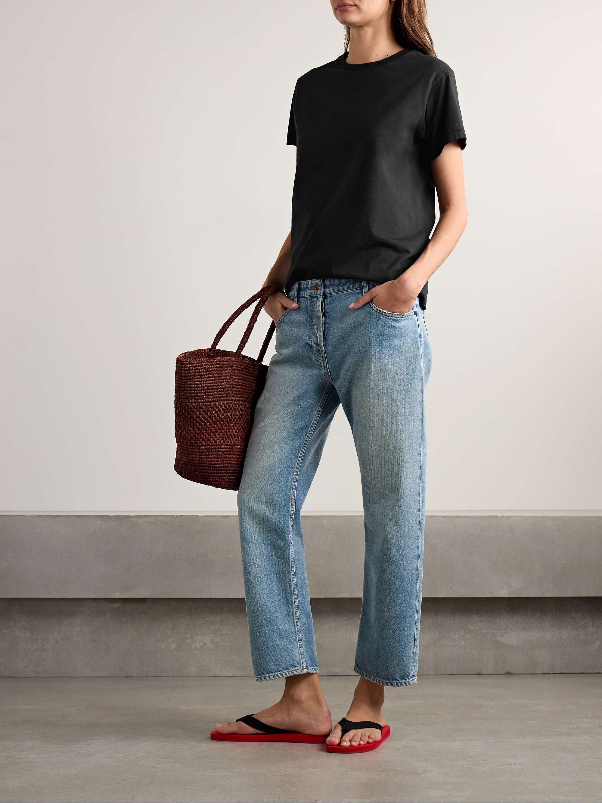Florie cotton-jersey T-shirt view