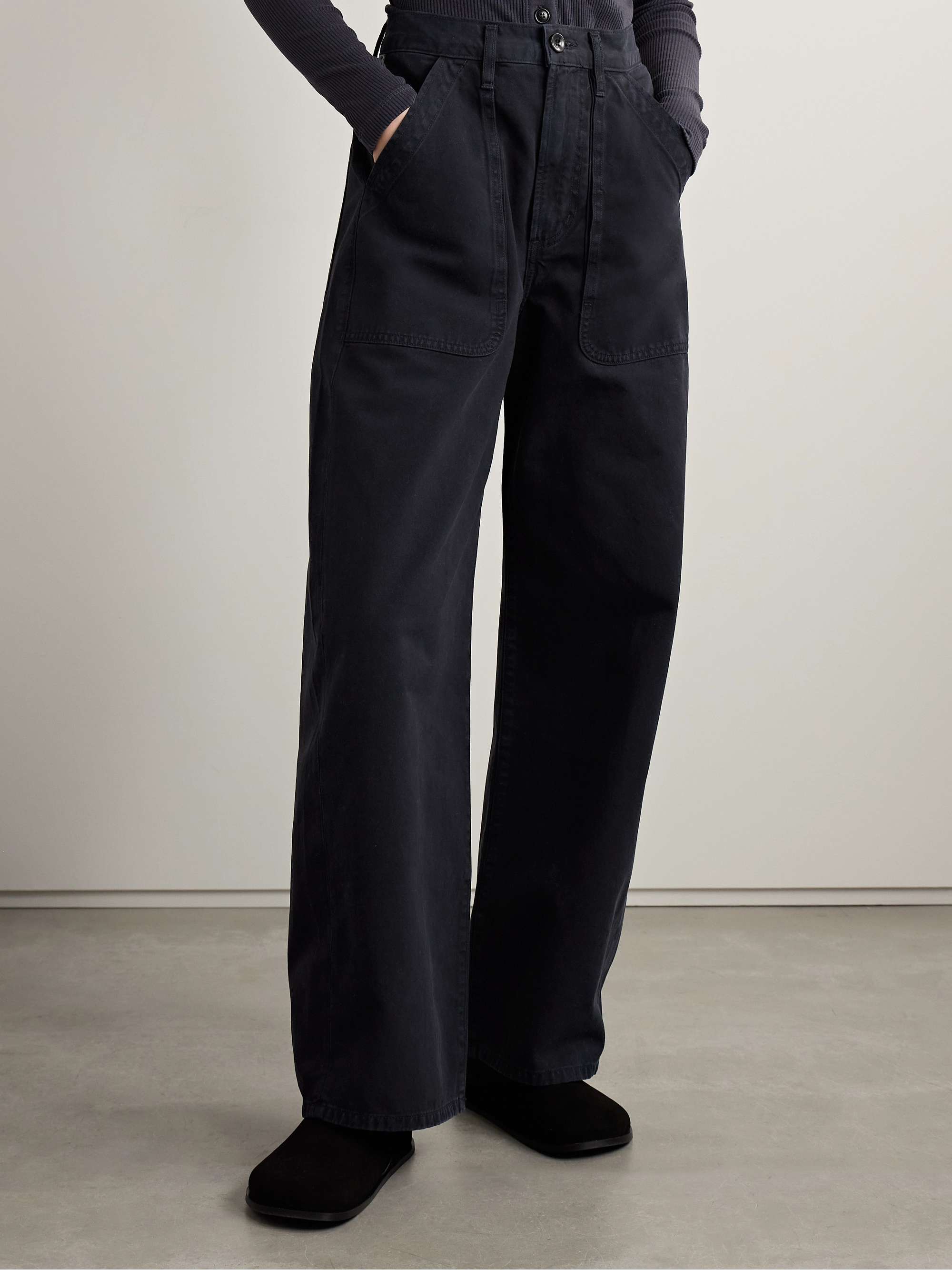 Ayla Cargo high-rise wide-leg jeans view
