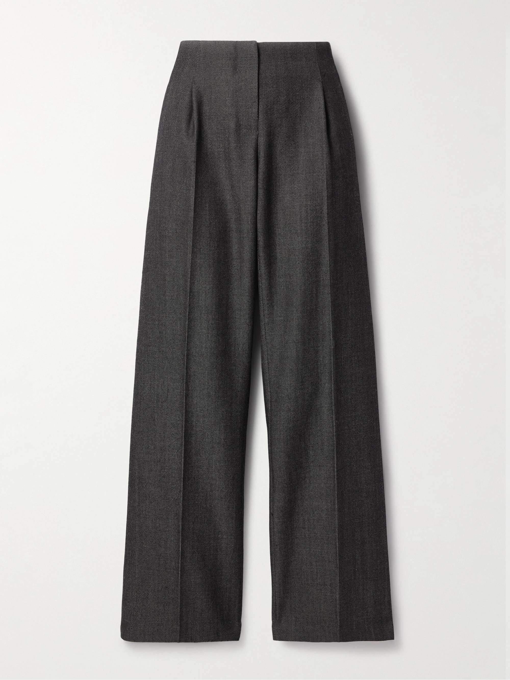 Redux pleated wool-twill straight-leg pants view