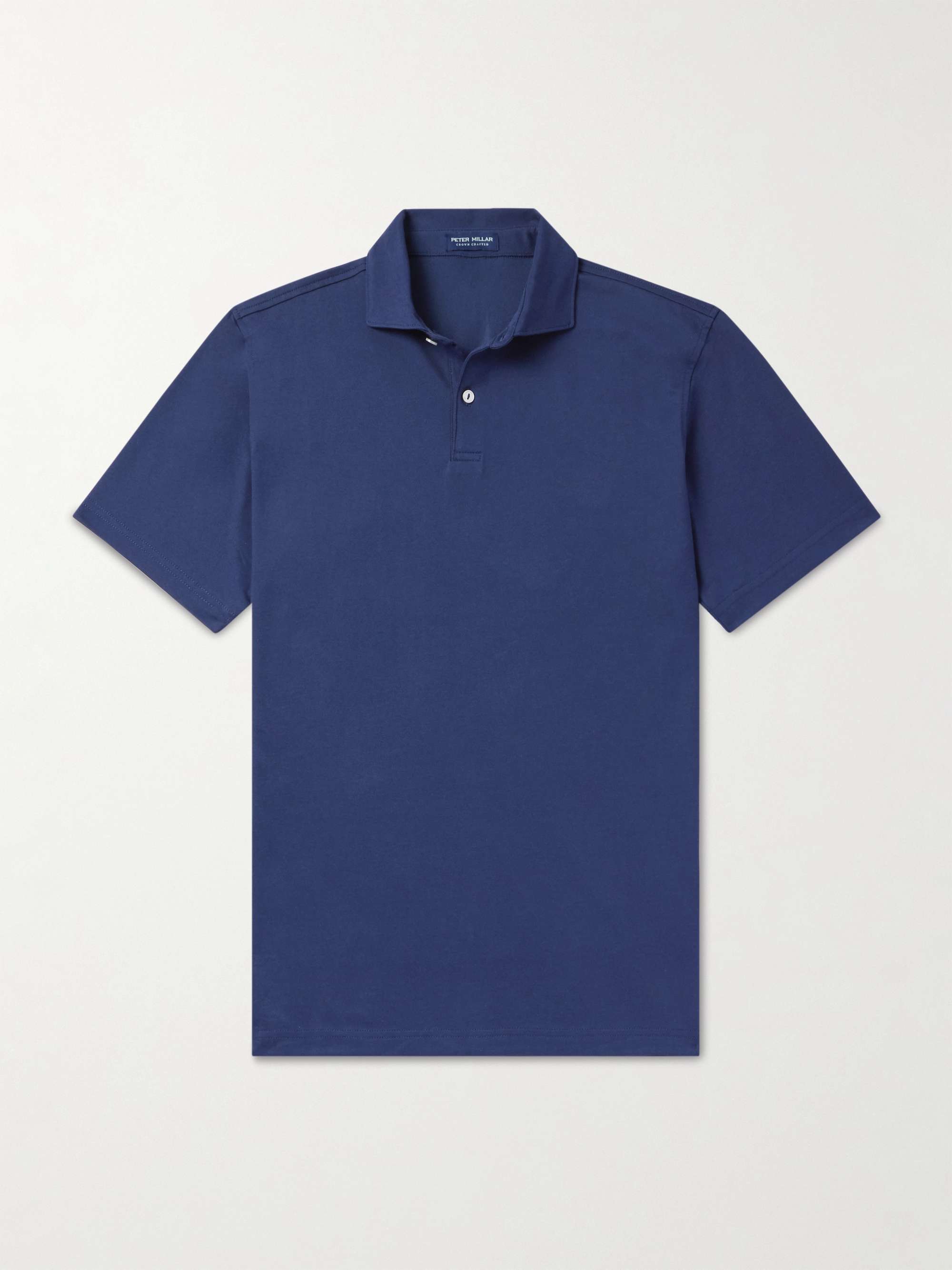 Albatross Cotton-Blend Piqué Polo Shirt view