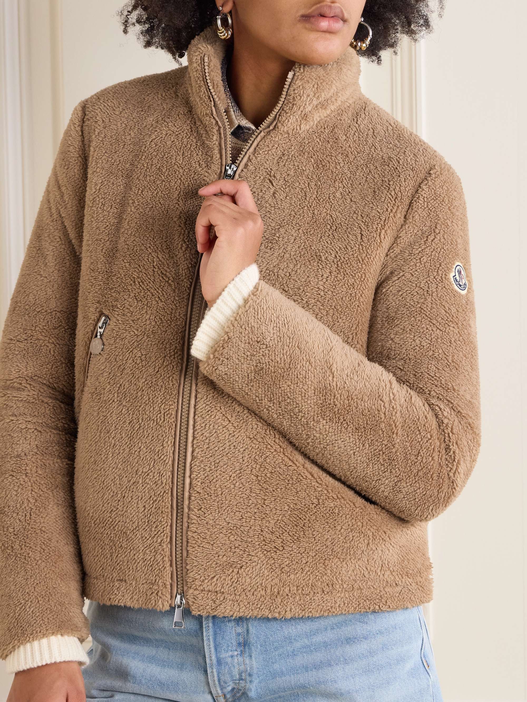Polignac fleece and quilted shell down jacket view