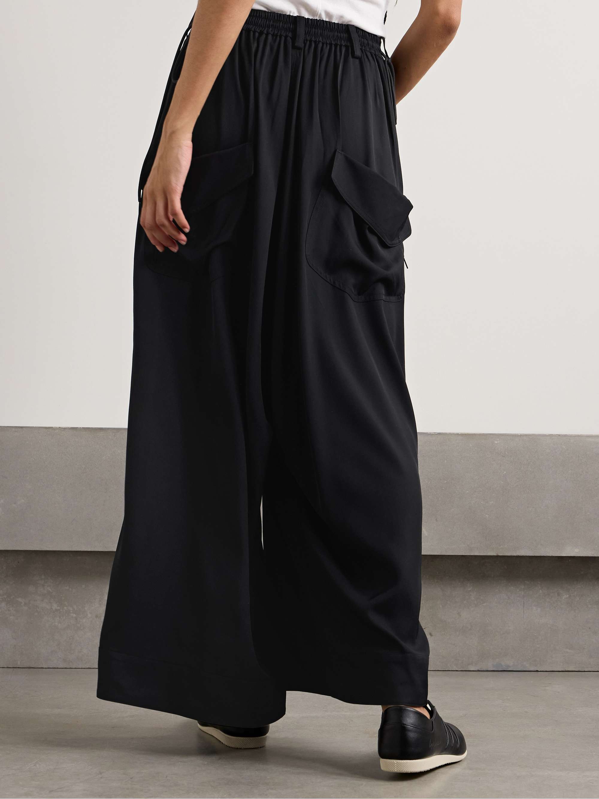 + Y-3 twill wide-leg pants view