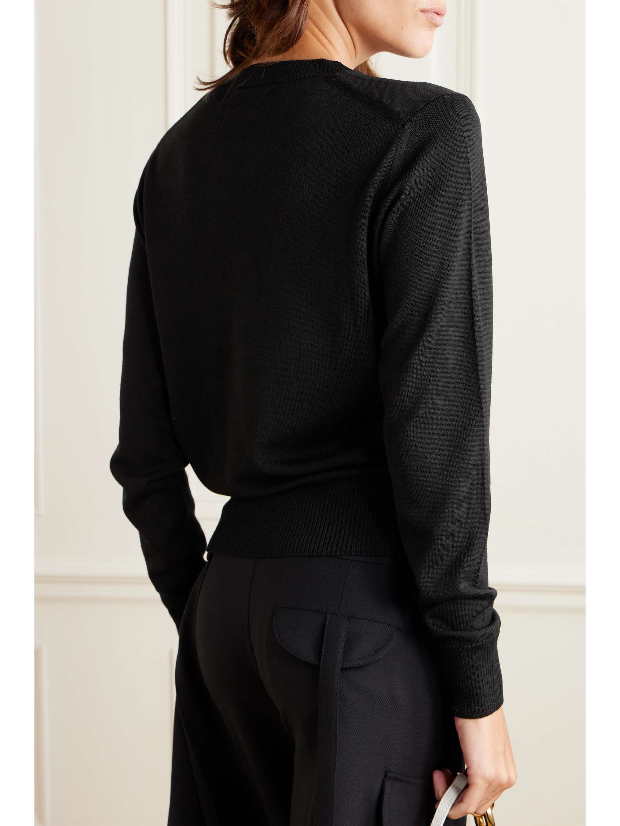 + NET SUSTAIN ADC embroidered merino wool sweater view