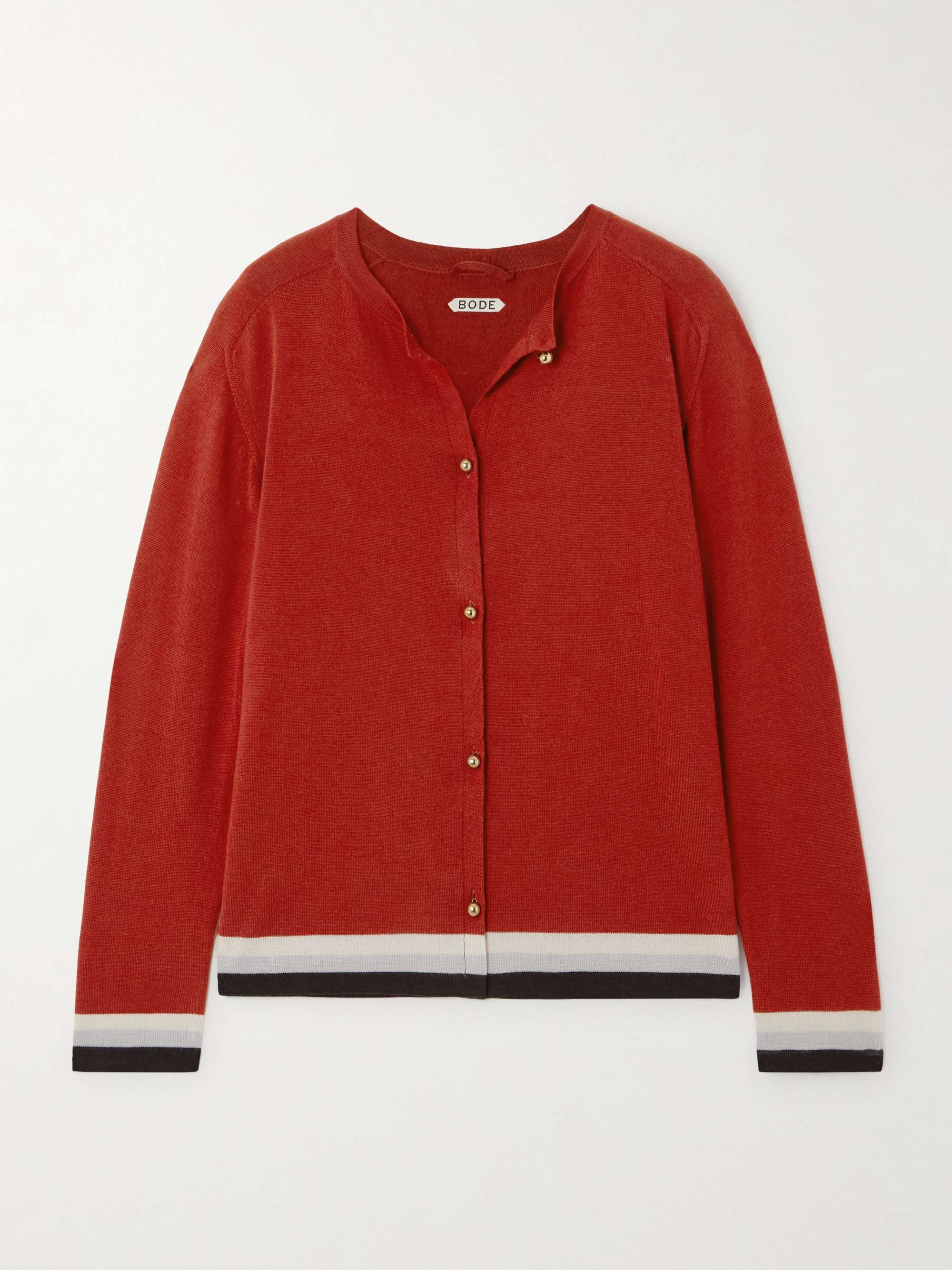 Fairground merino wool cardigan view
