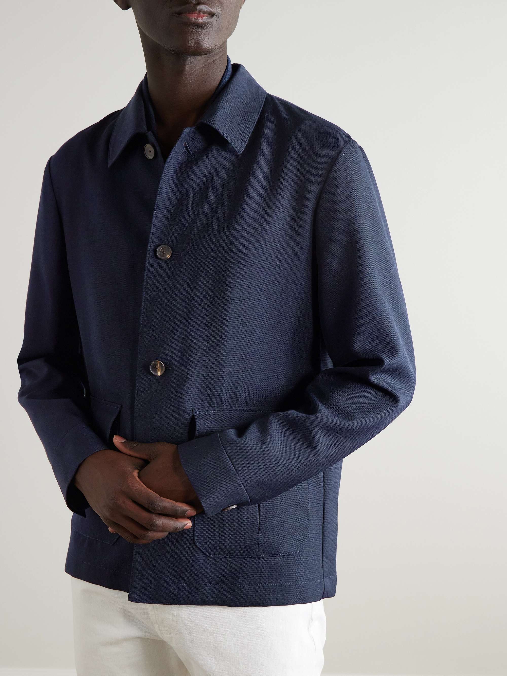 Recycled Woven Shirt Jacket view