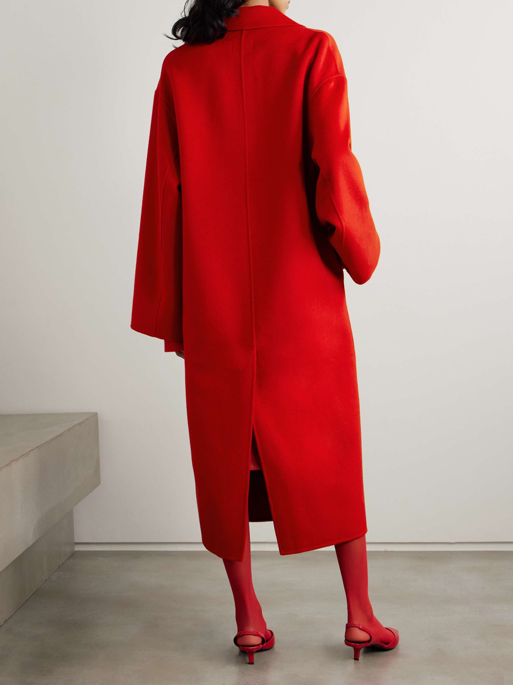 Borneo double-breasted wool and cashmere-blend coat view