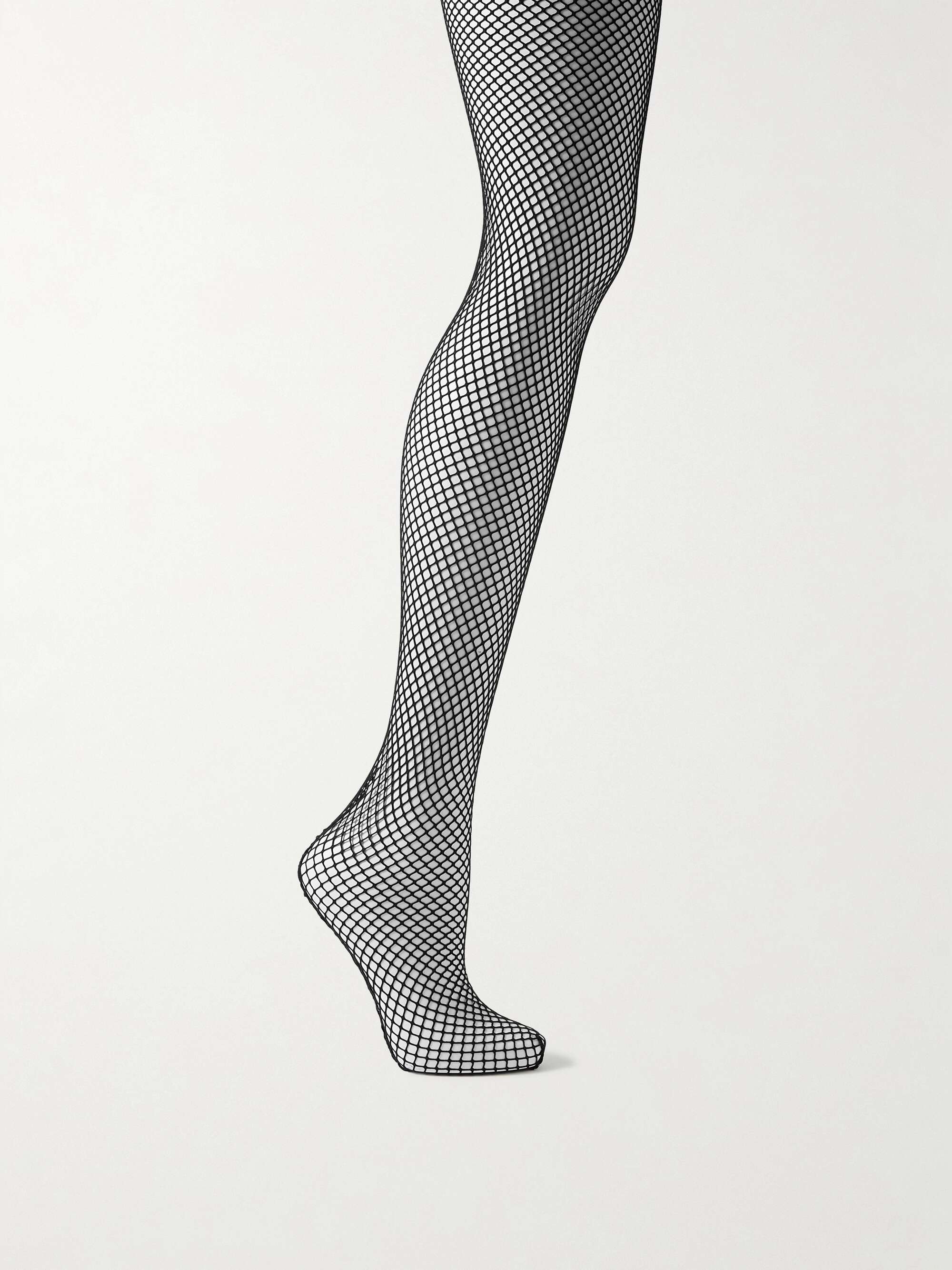 Stretch-mesh tights view
