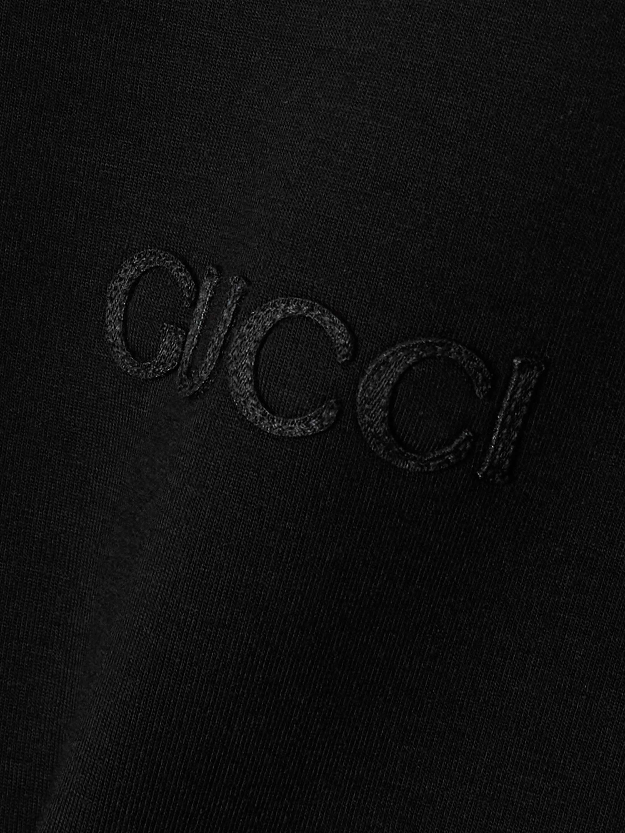 Embroidered stretch-jersey sweatshirt view