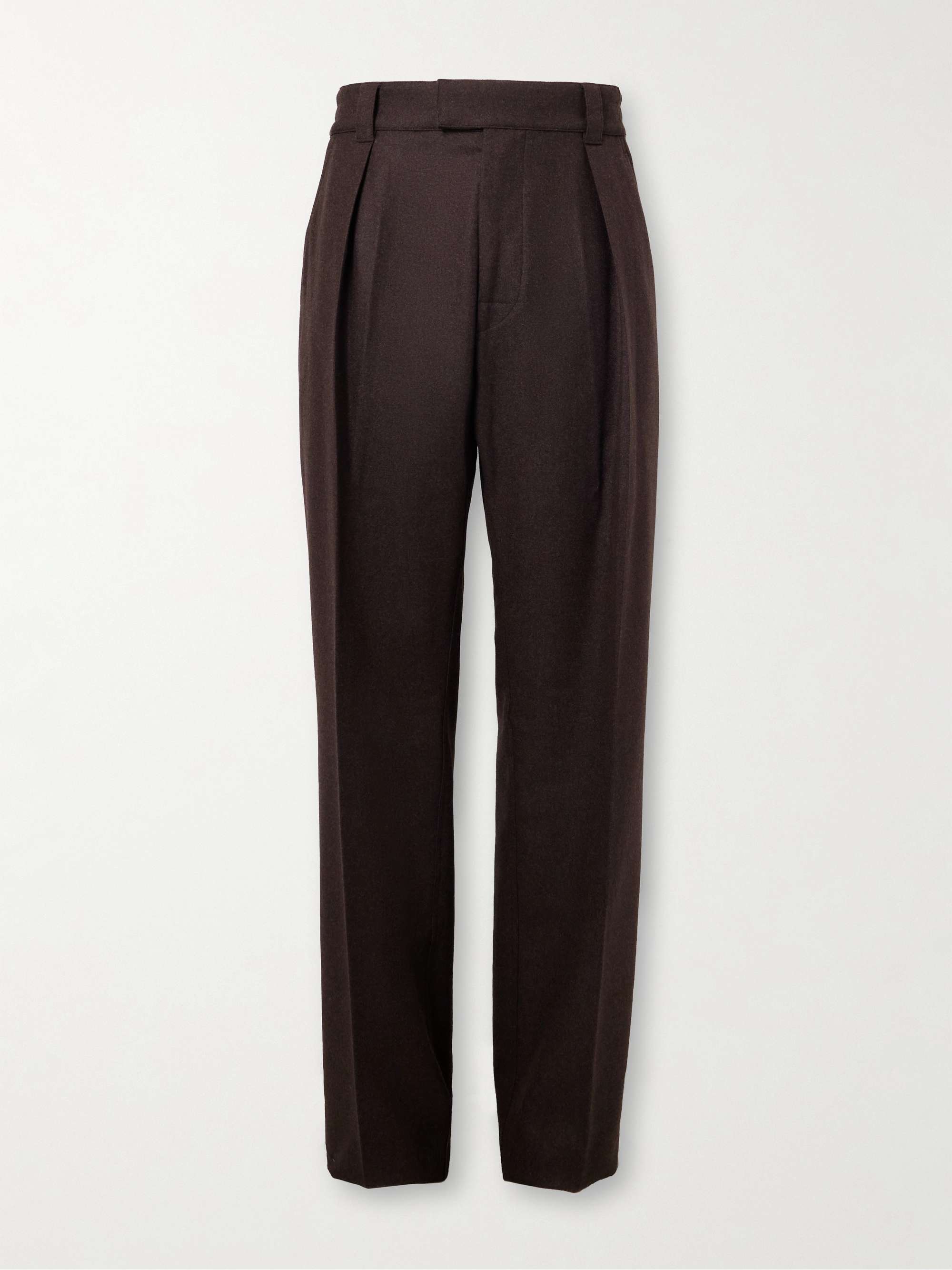 Reinga Straight-Leg Wish® Wool and Cashmere-Blend Trousers view