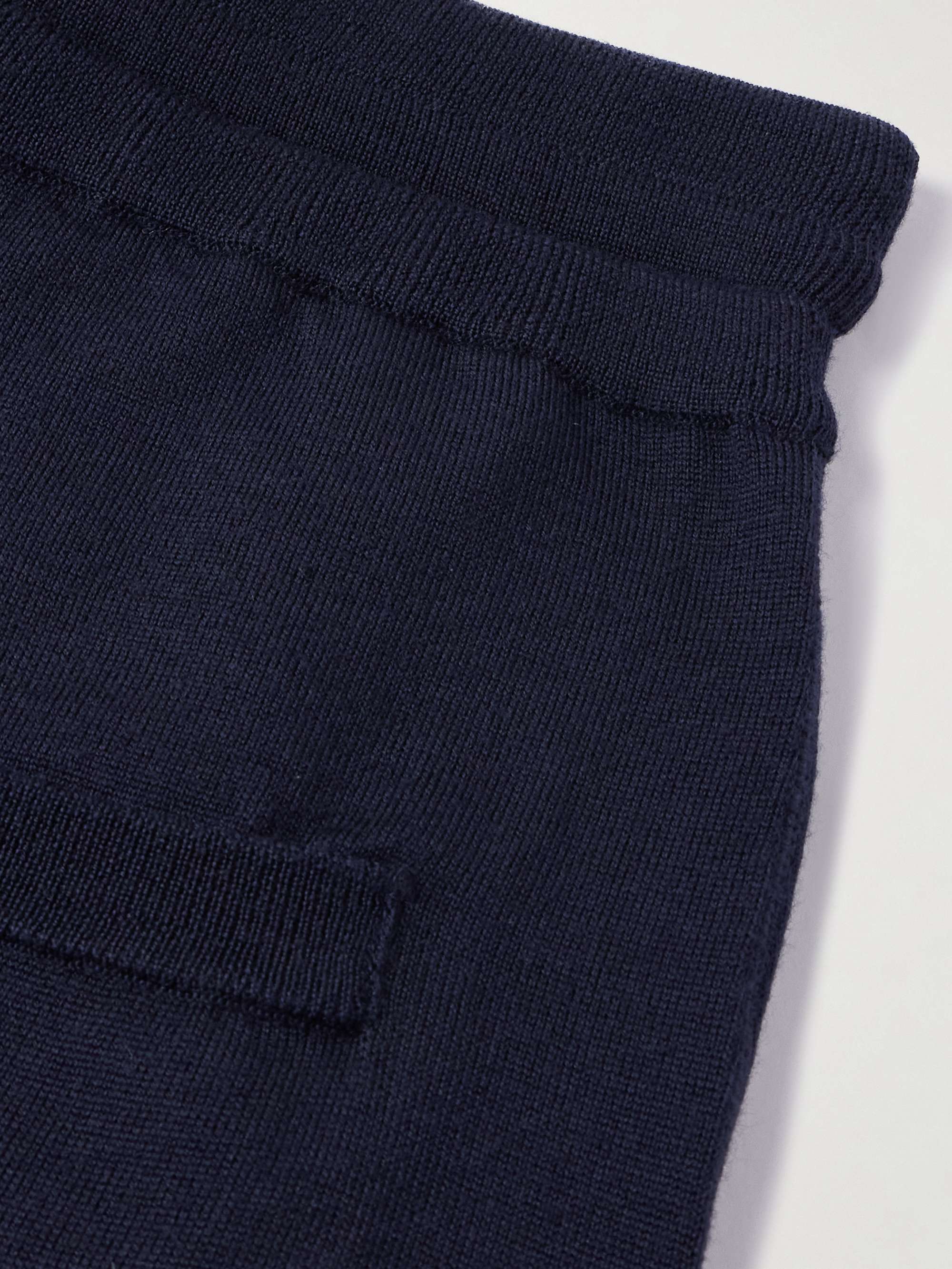 Logo-Appliquèd Wool Sweatpants view
