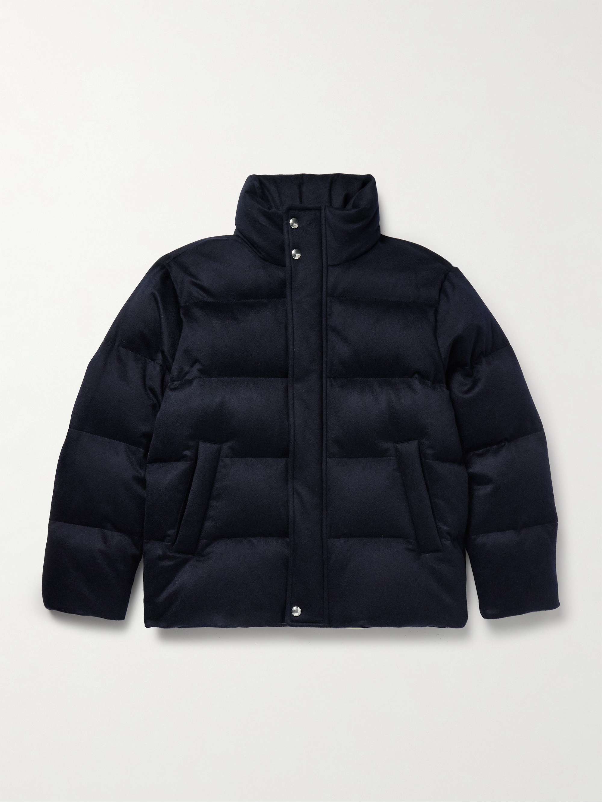 Giulio Quilted Storm System® Cashmere Down Jacket view
