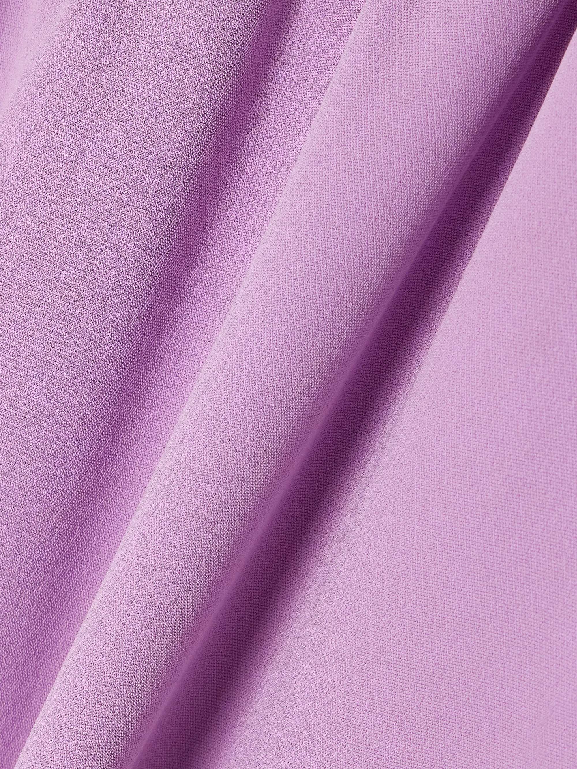 Silk-cady wide-leg pants view