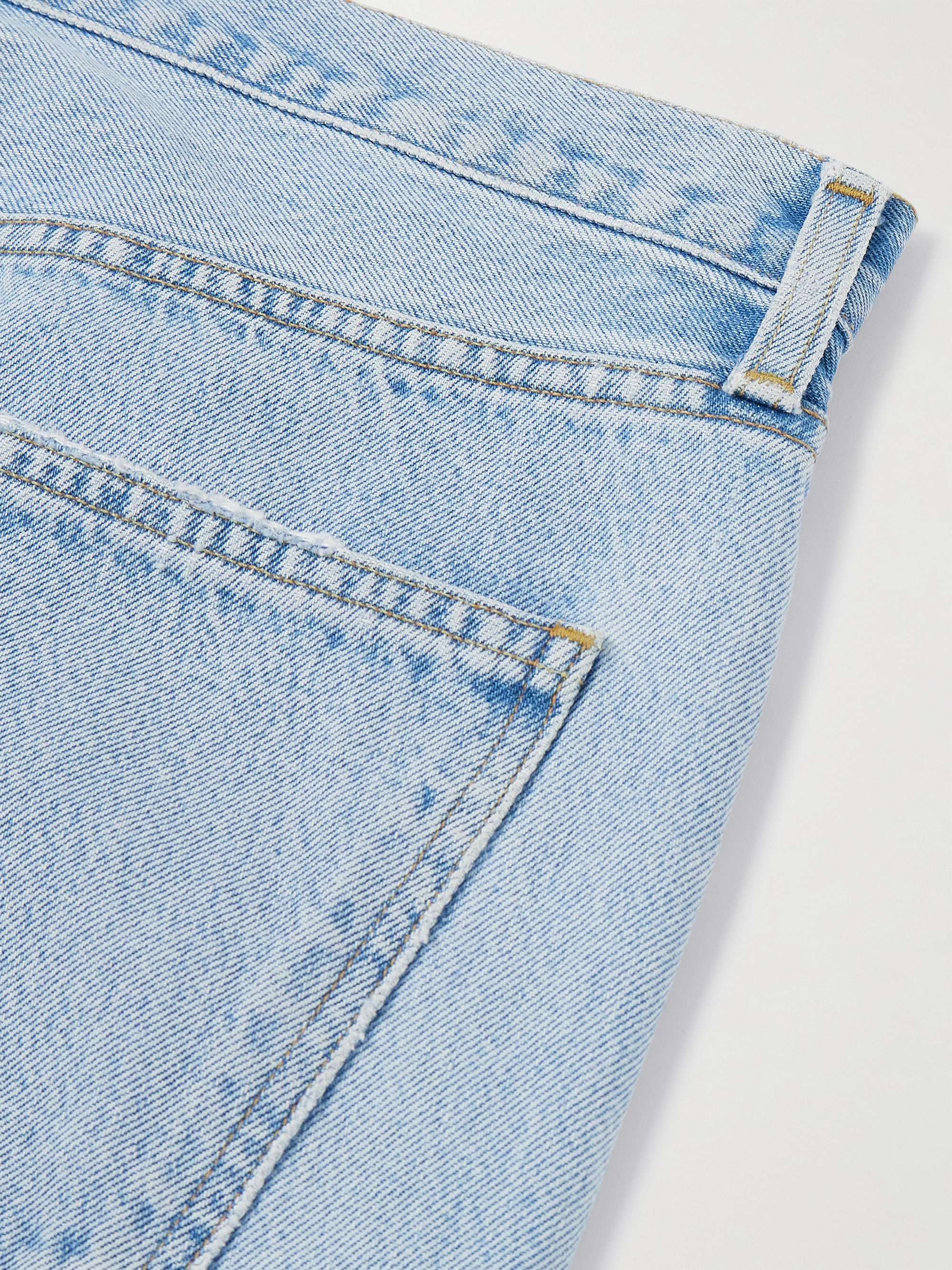 90's Straight-Leg Distressed Jeans view