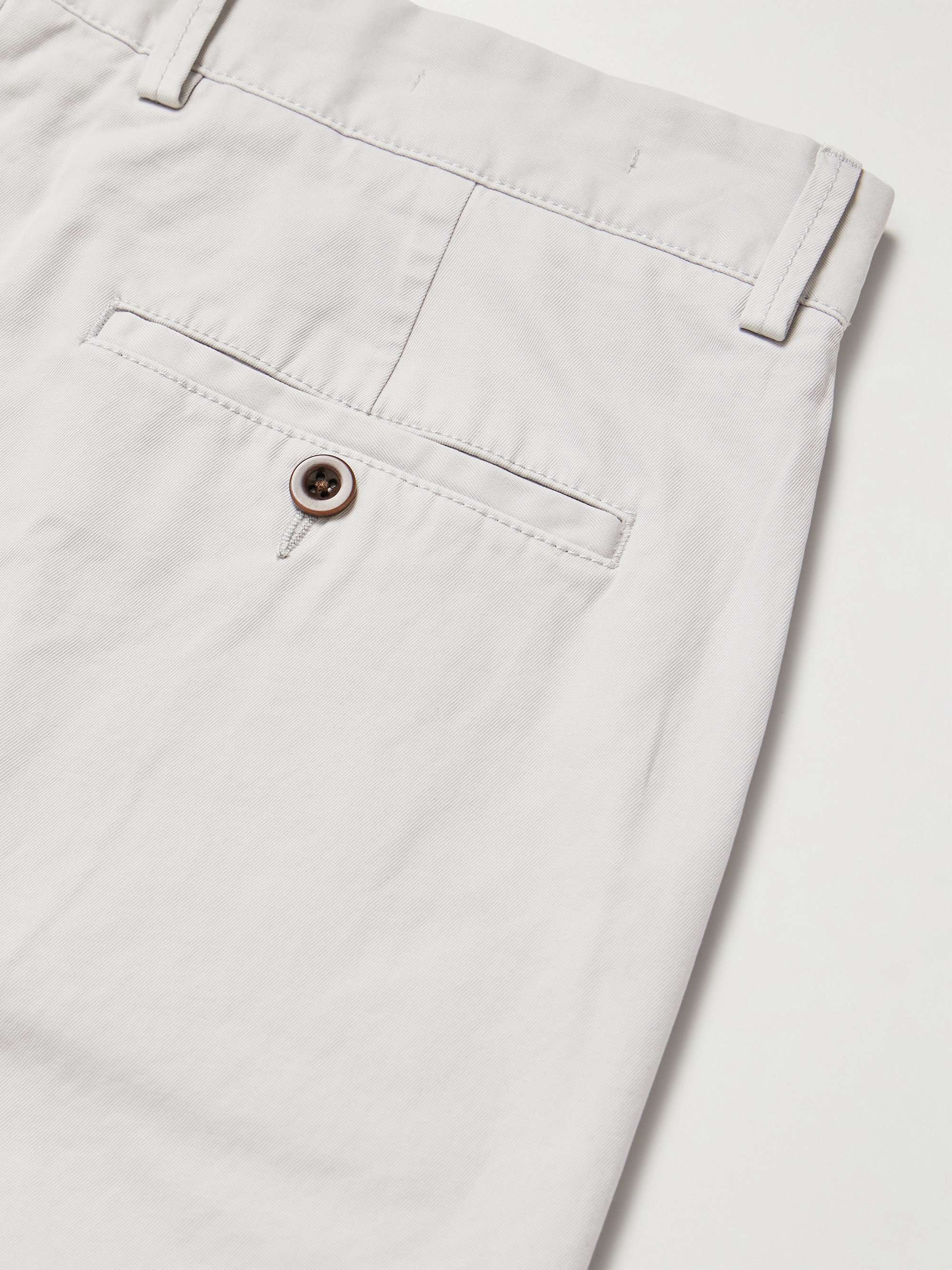 Field Straight-Leg Garment-Dyed Cotton-Twill Trousers view
