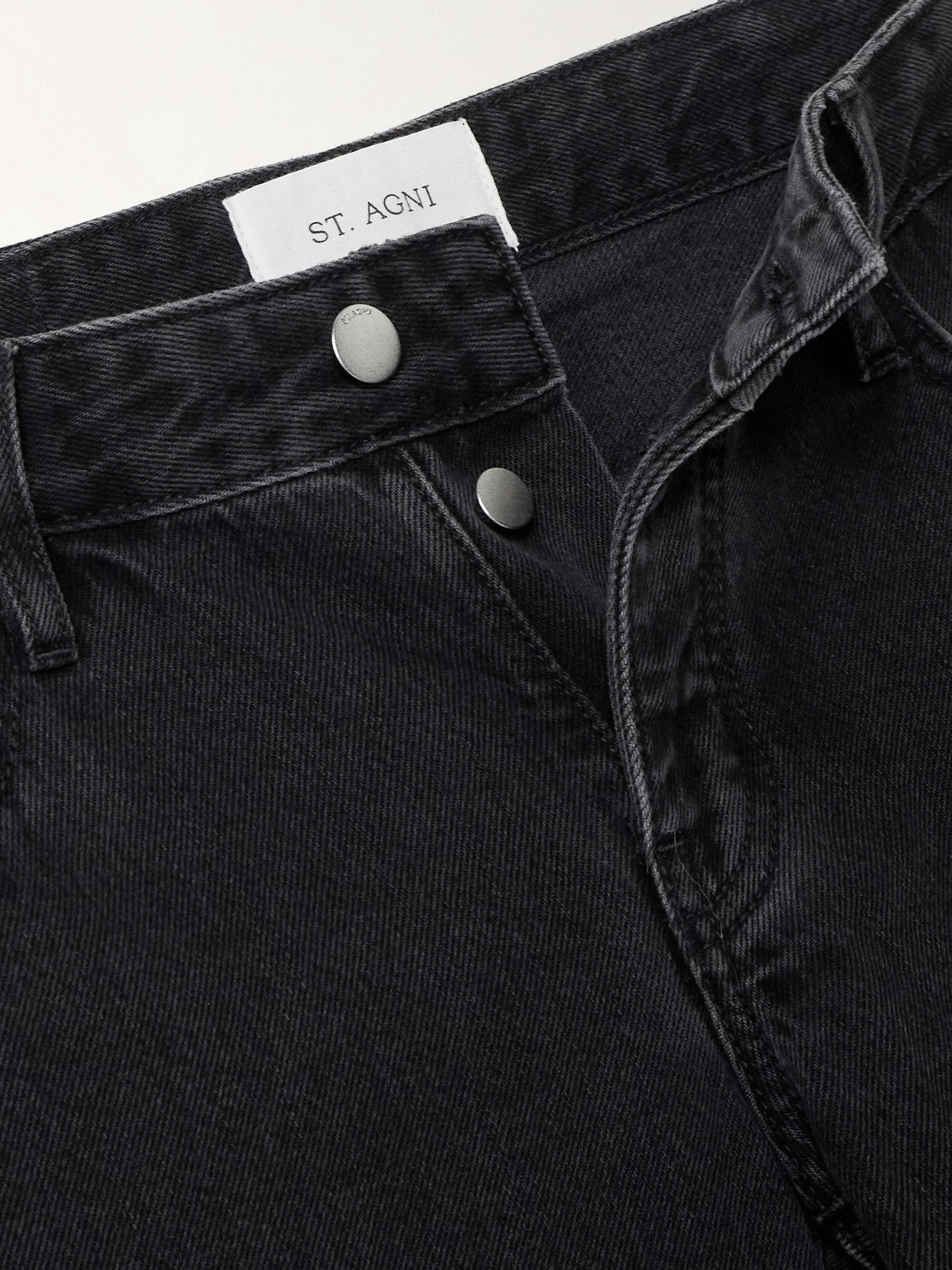 90s low-rise straight-leg organic jeans view