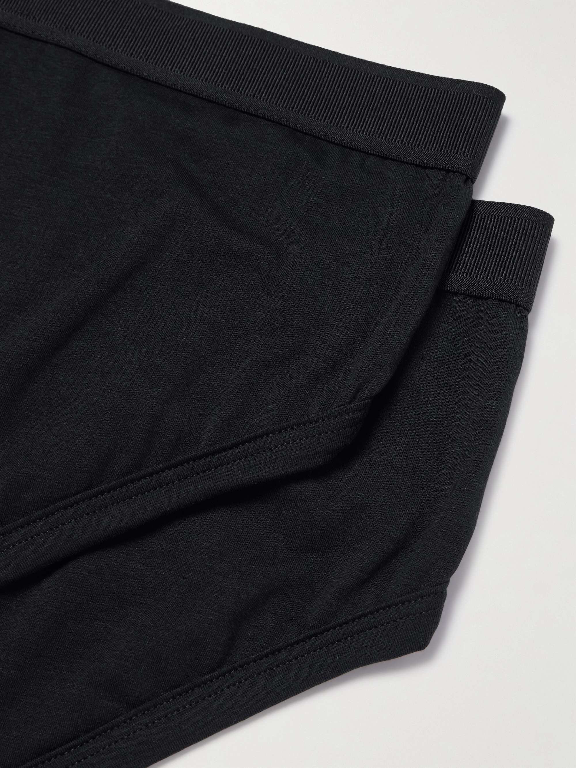 Two-Pack Strech-Cotton and Modal-Blend Briefs view