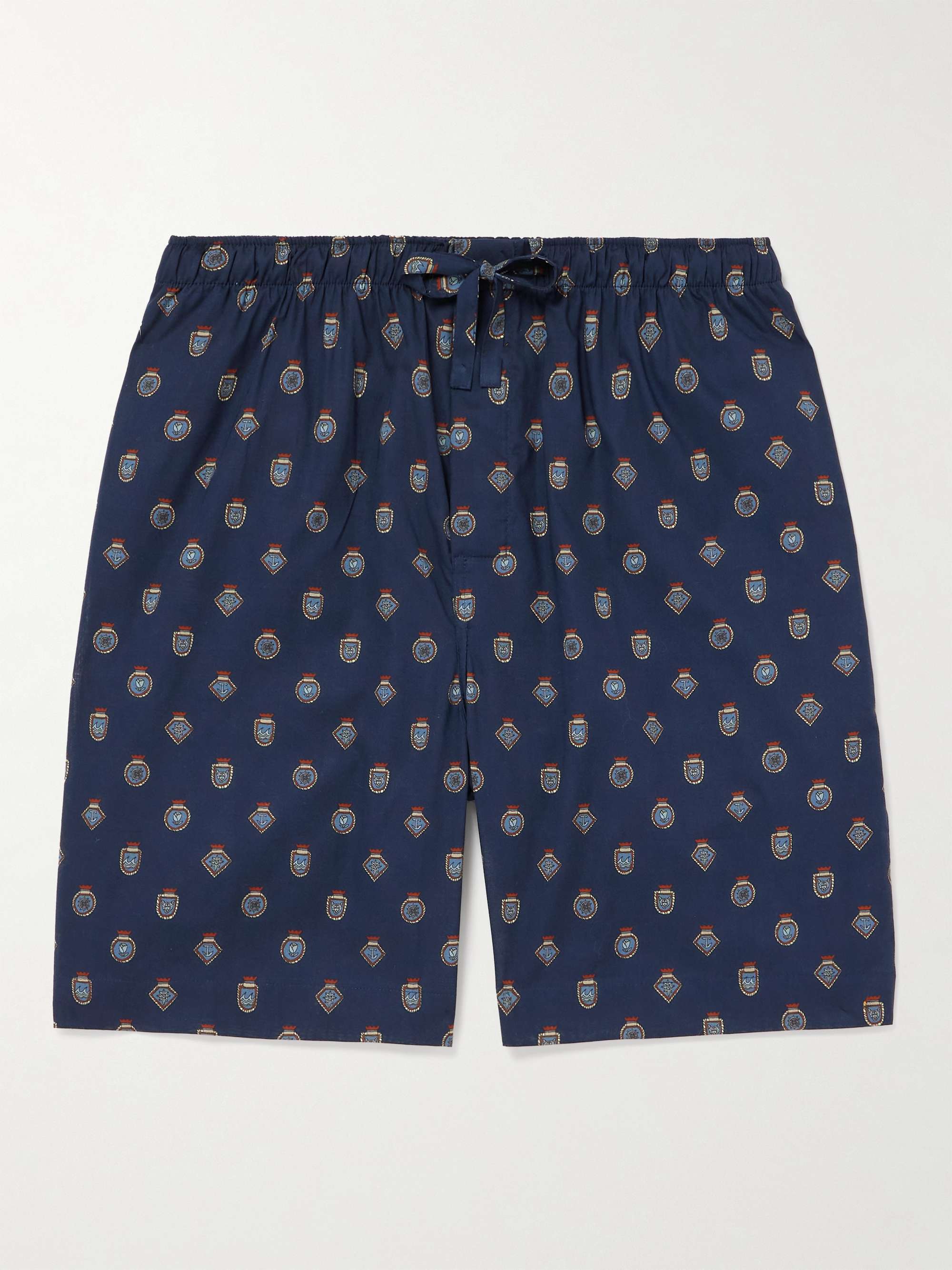 Ledbury Printed Cotton-Batiste Pyjama Shorts view