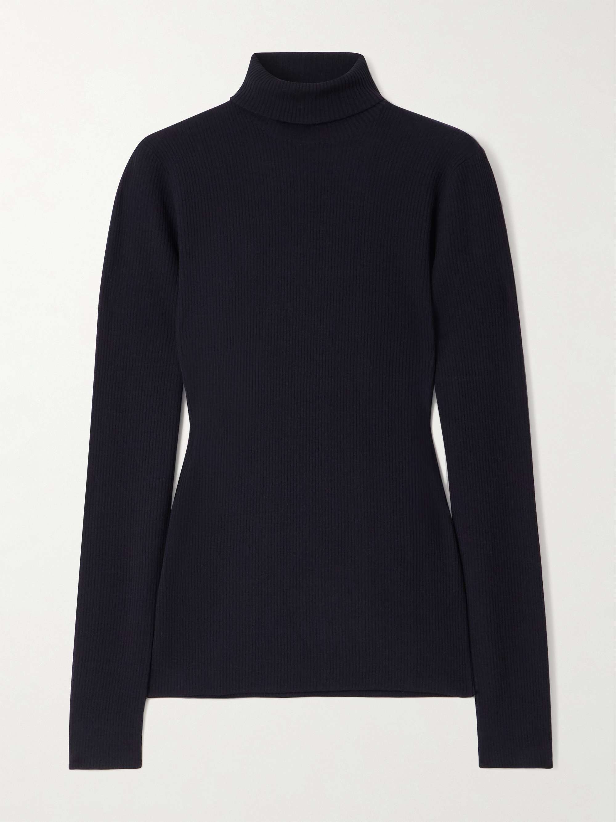 Taupo ribbed-knit wool tutleneck sweater view