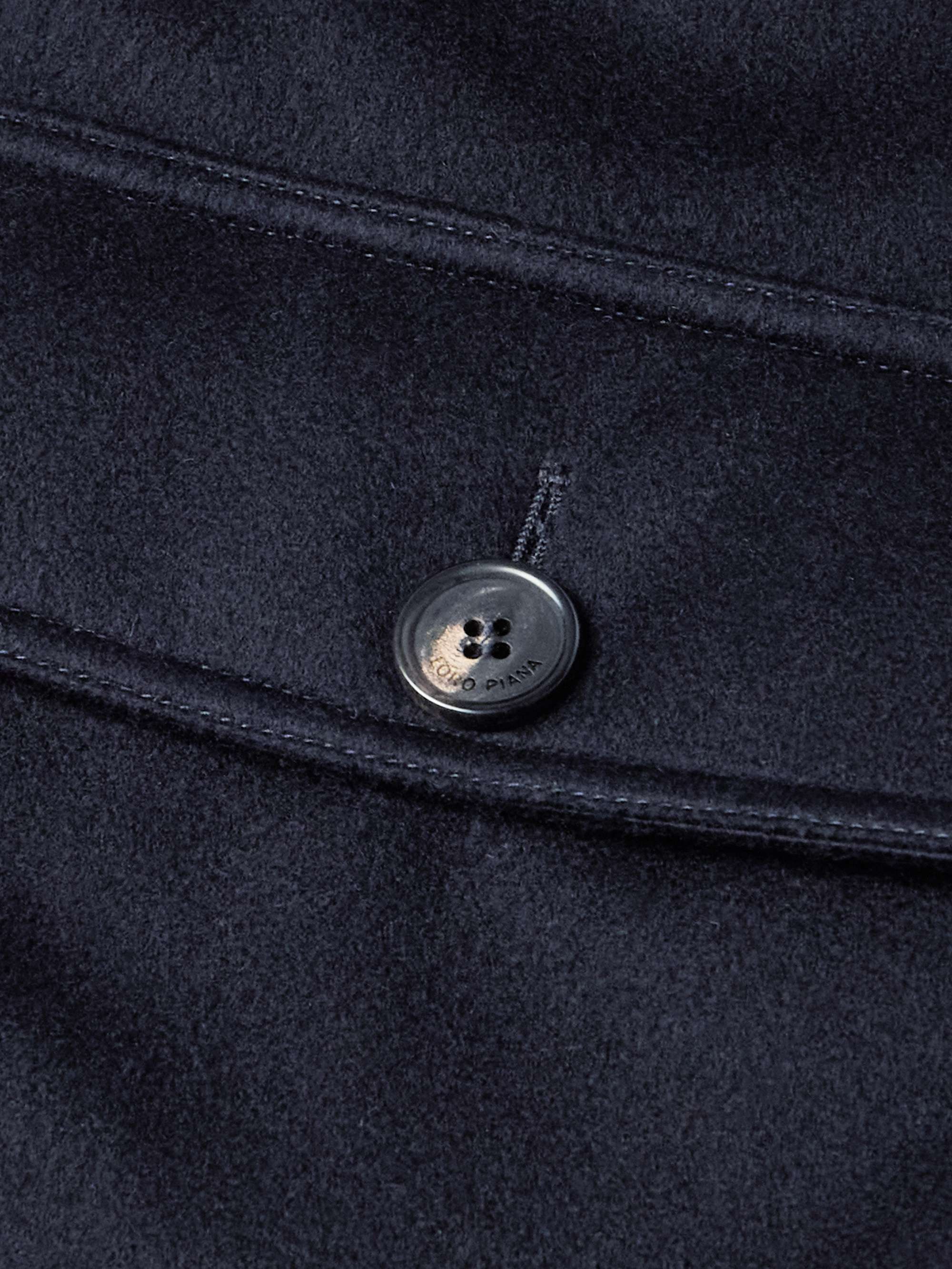 Damiano Shearling-Lined Padded Storm System® Cashmere-Felt Hooded Jacket view