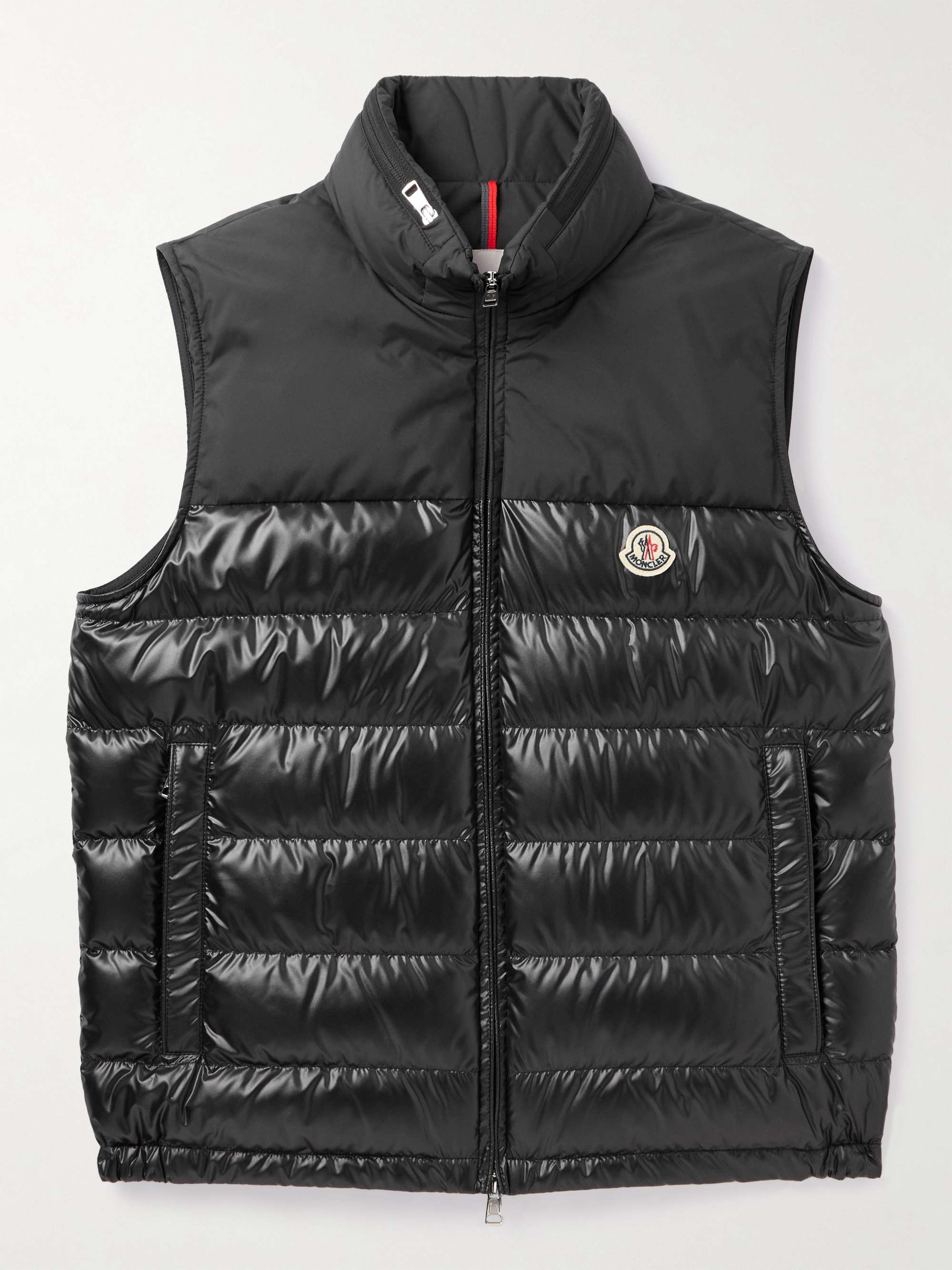 Logo-Appliquéd Quilted Shell Hooded Down Gilet view