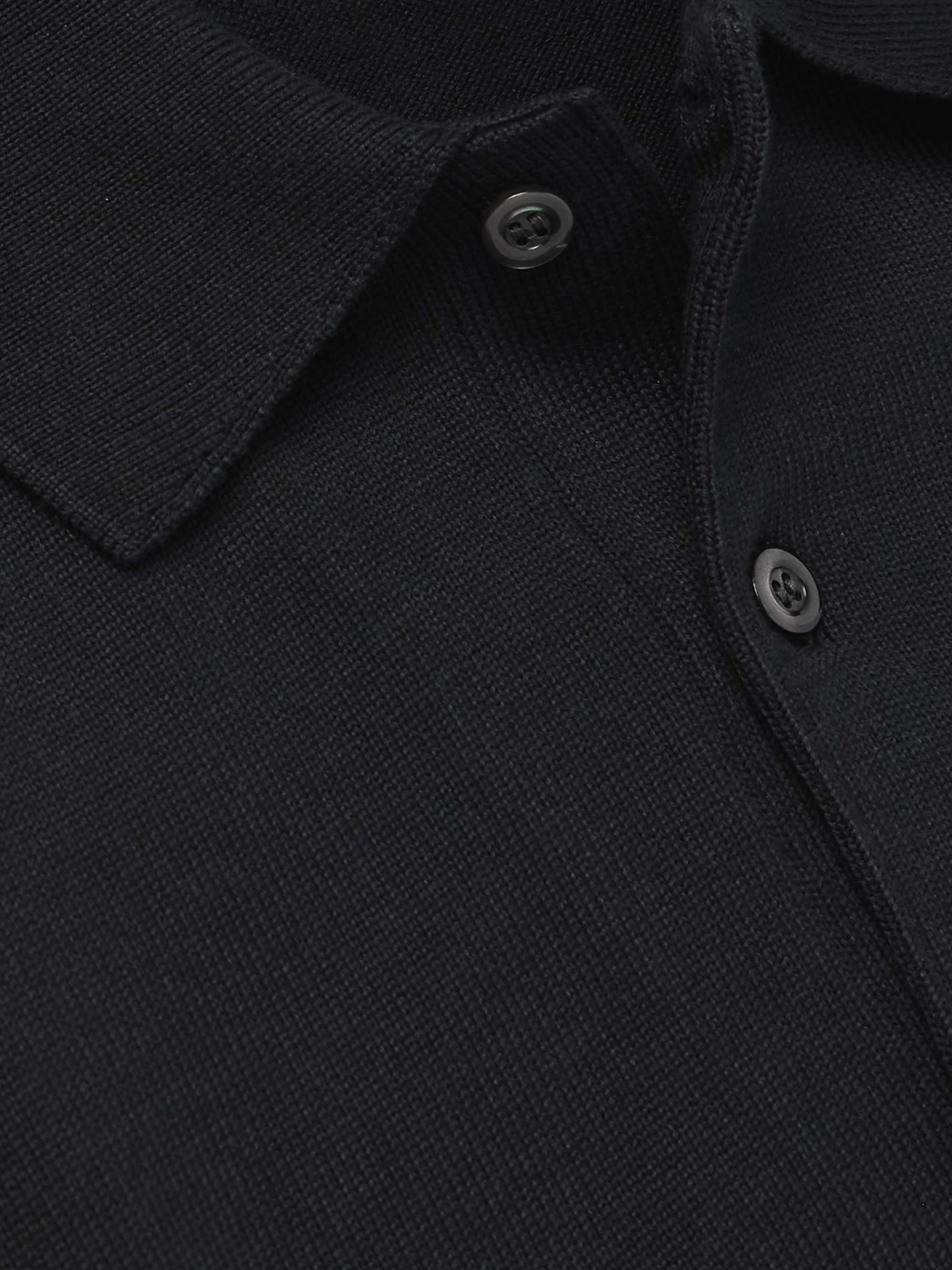 Cotton Polo Sweater view