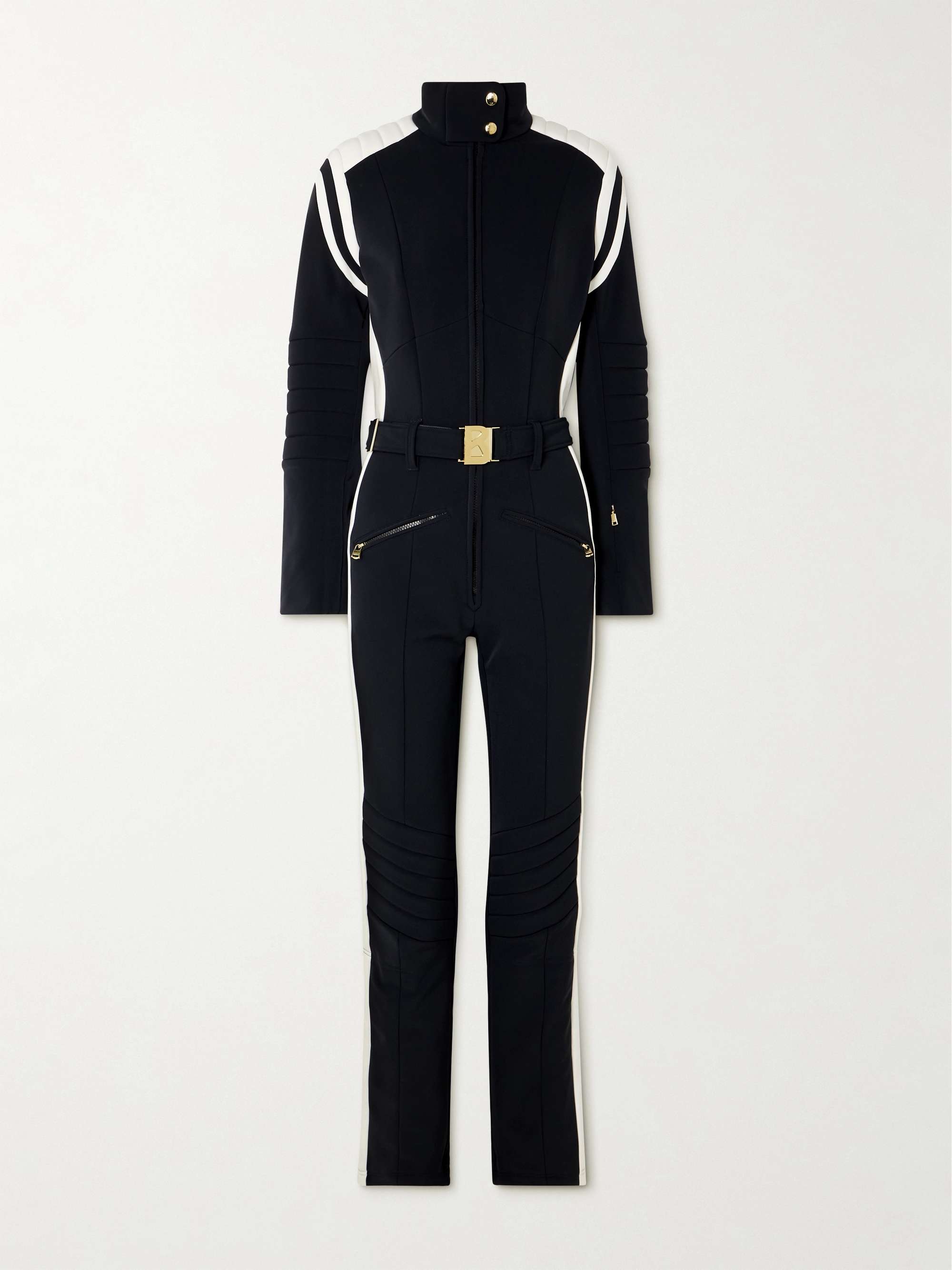 Jani belted paneled ski suit view