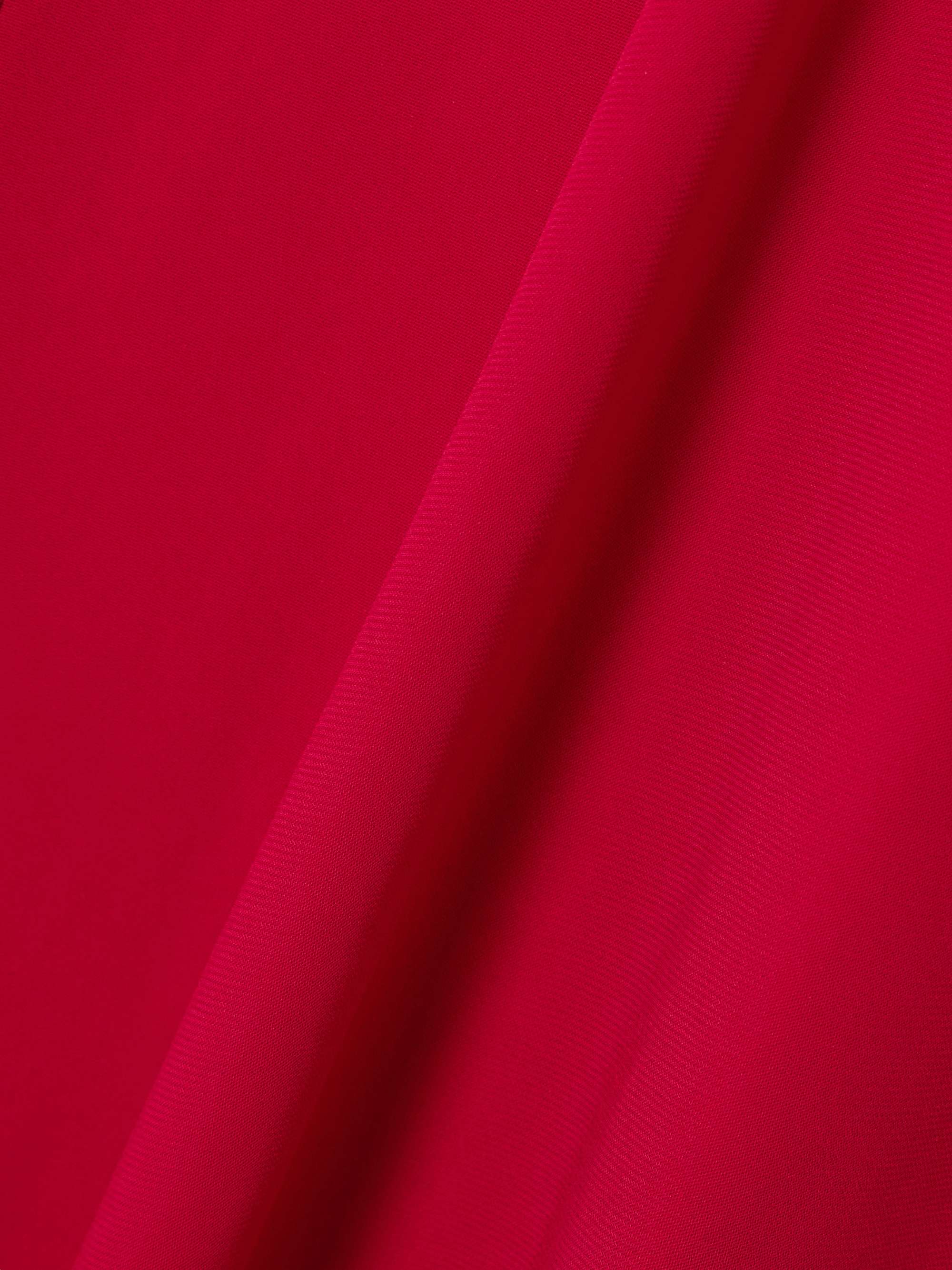 Emerson draped open-back crepe halterneck gown view
