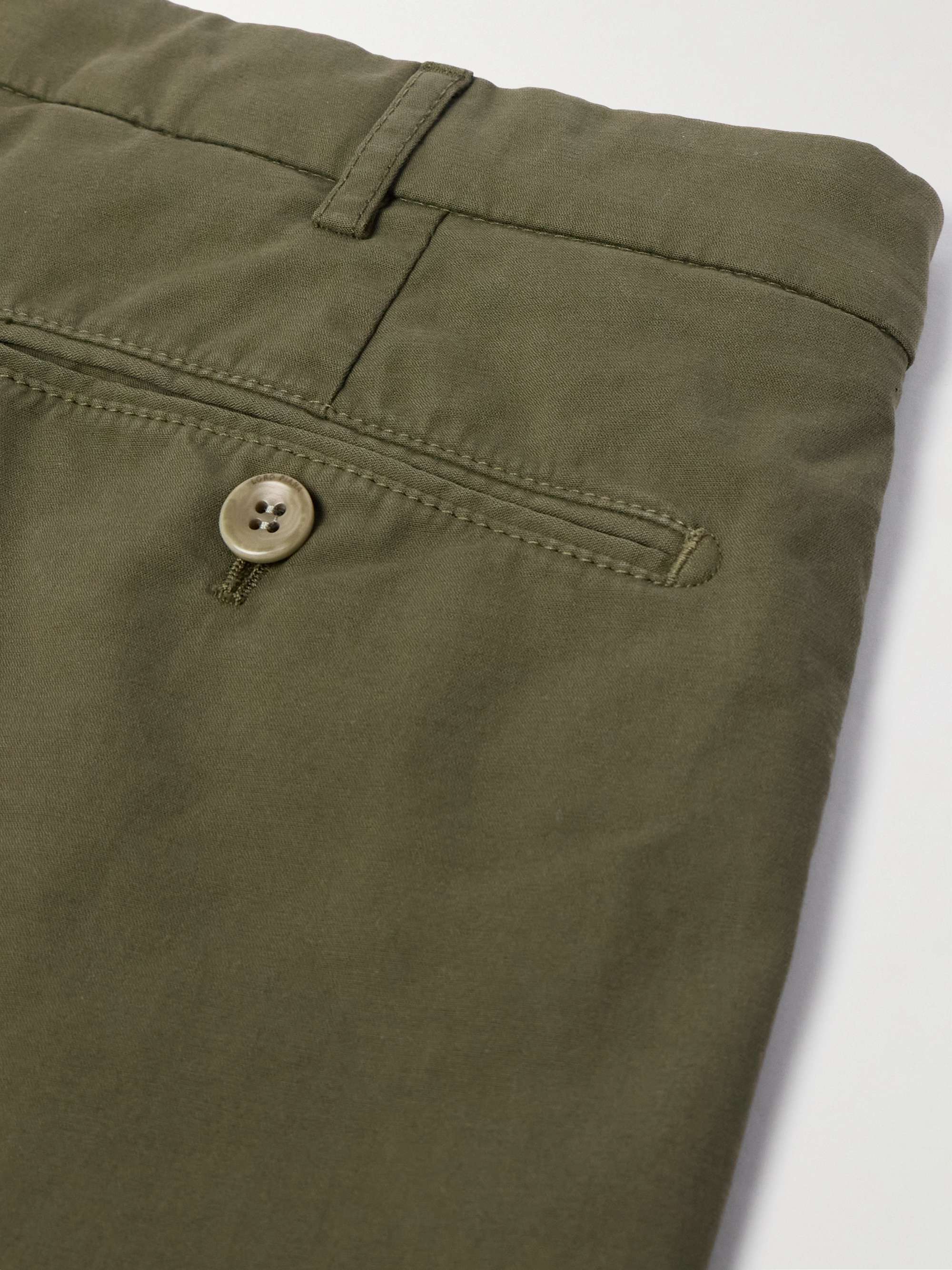 Slim-Fit Cotton-Blend Bermuda Shorts view
