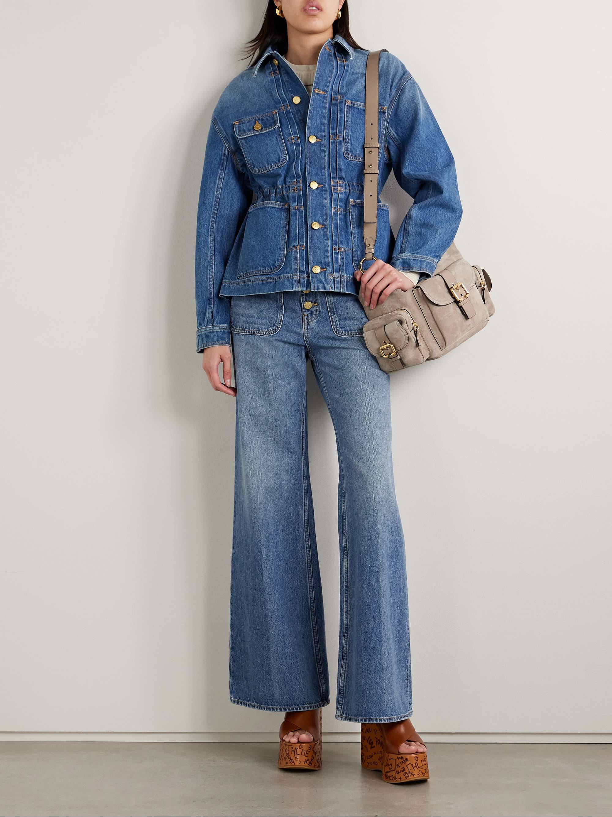The Gwynne high-rise flared jeans view