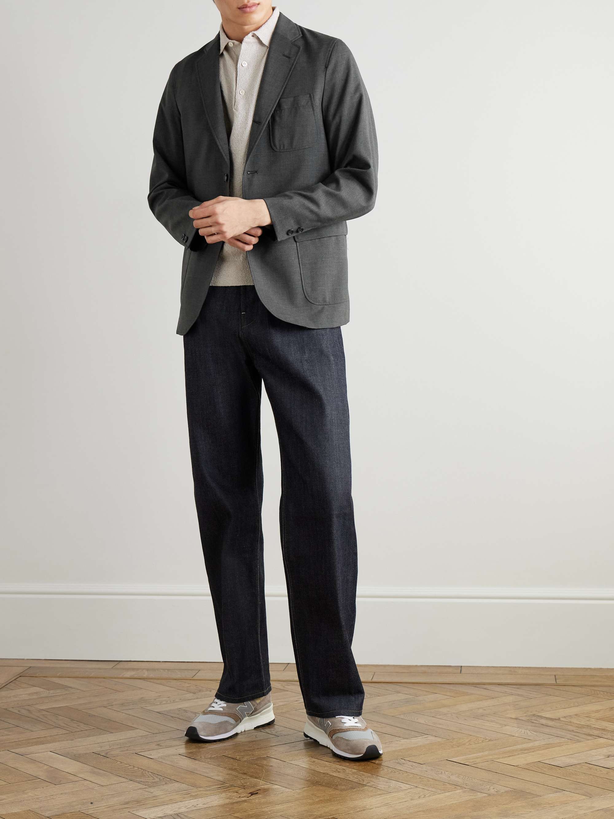 Unstructured Woven Blazer view