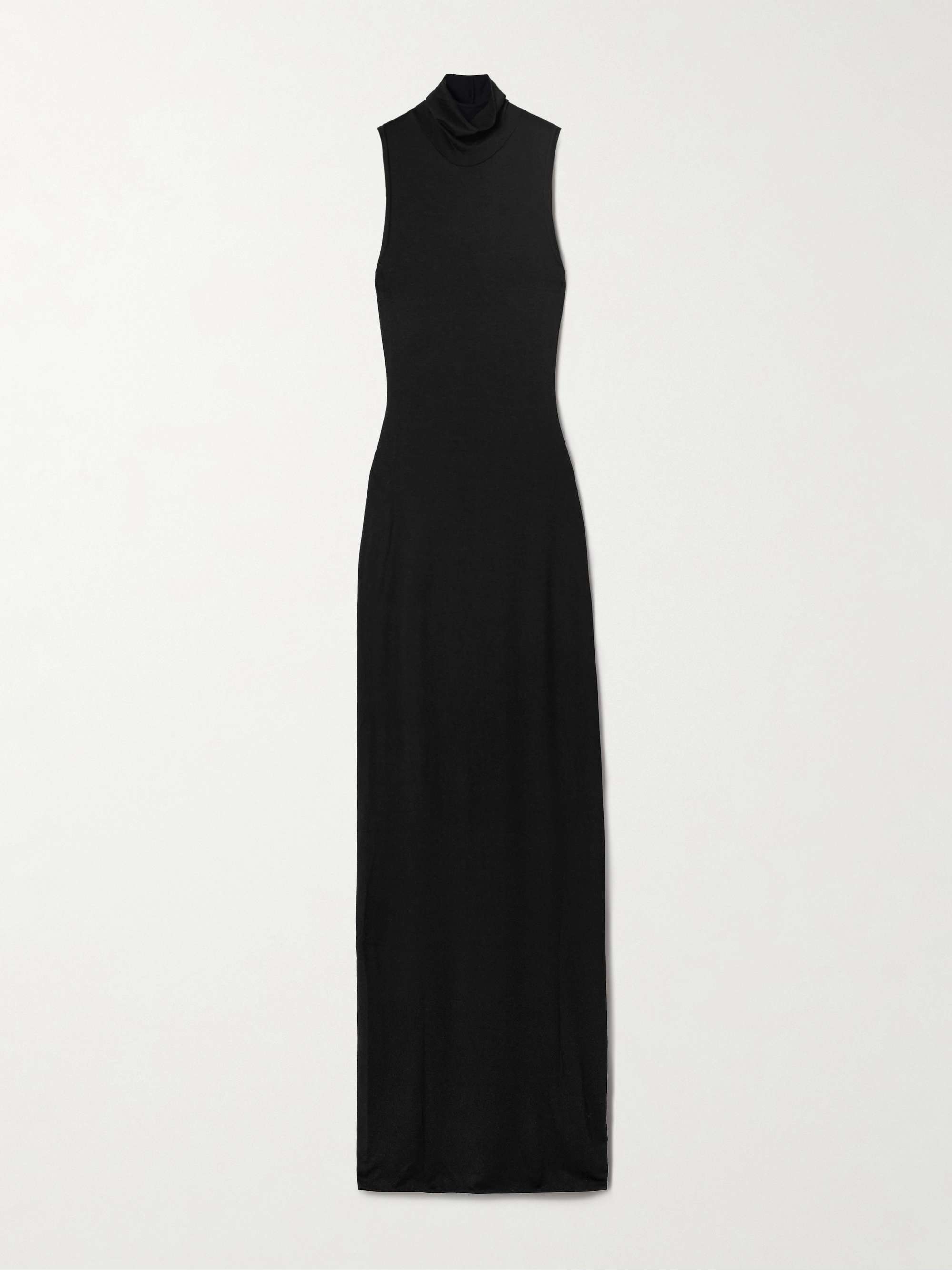 Harlow stretch-modal jersey turtleneck maxi dress view