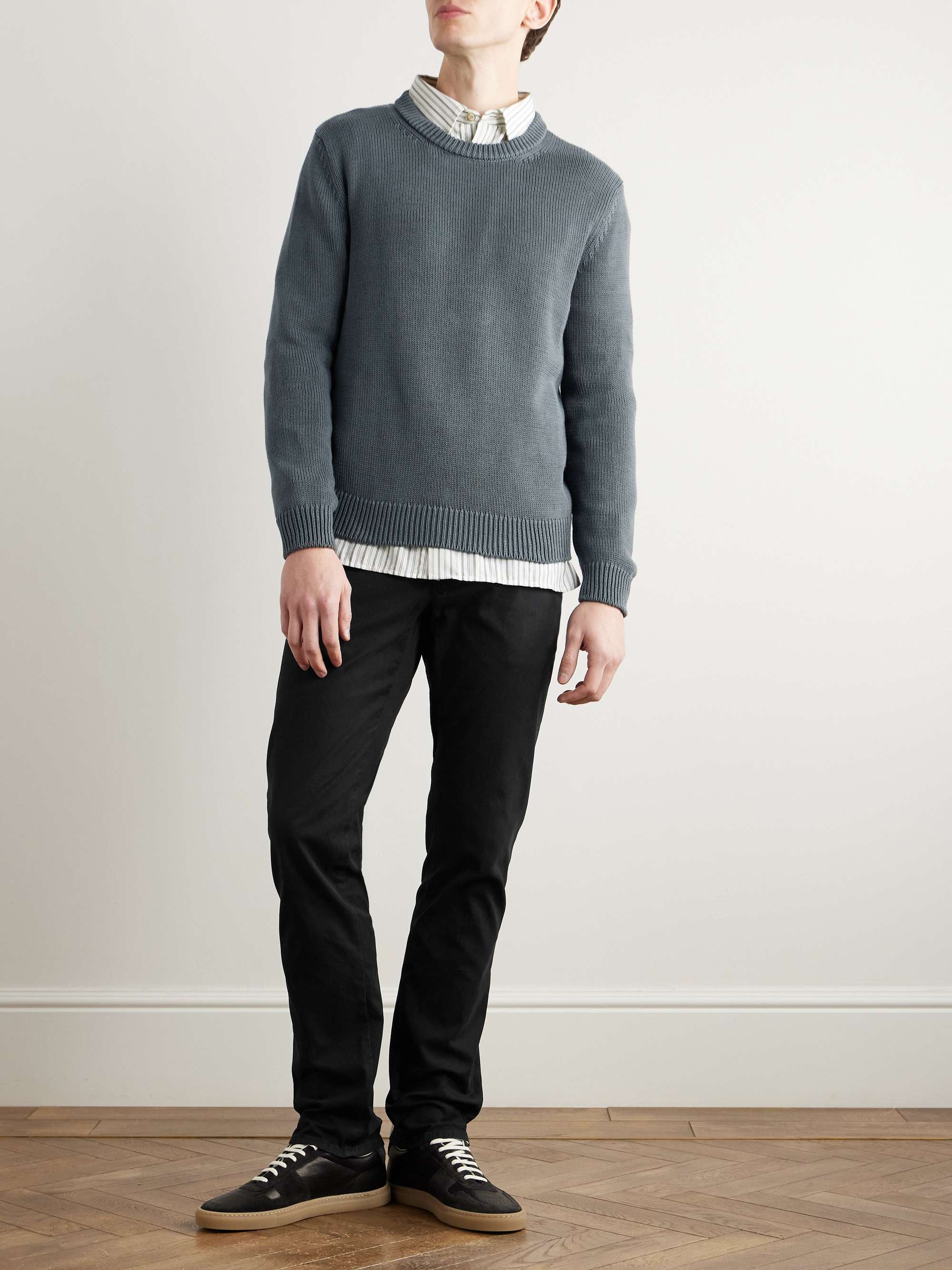 Zanone Slim-Fit Cotton Sweater view