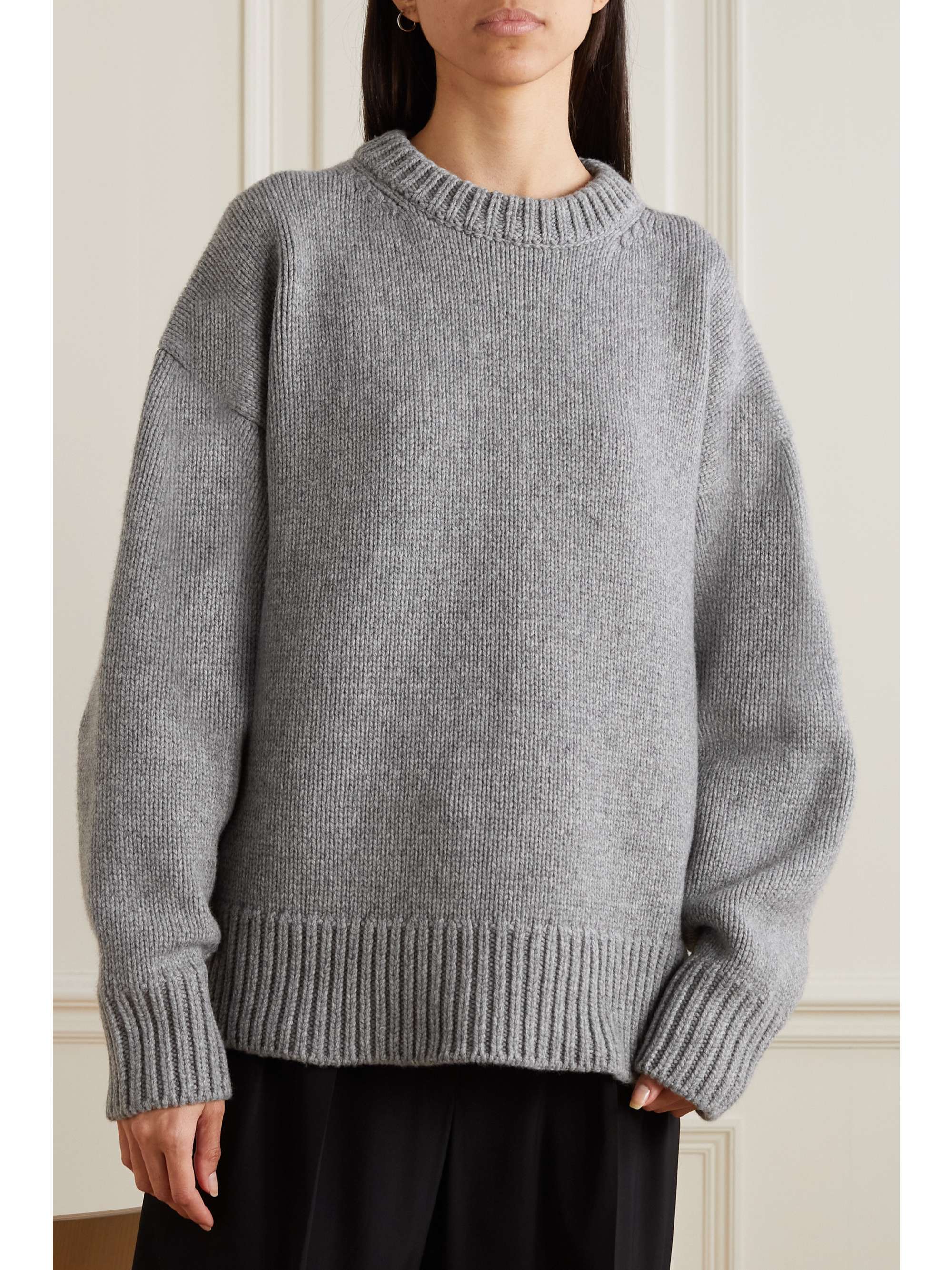 Essentials Ophelia oversized wool and cashmere-blend sweater view