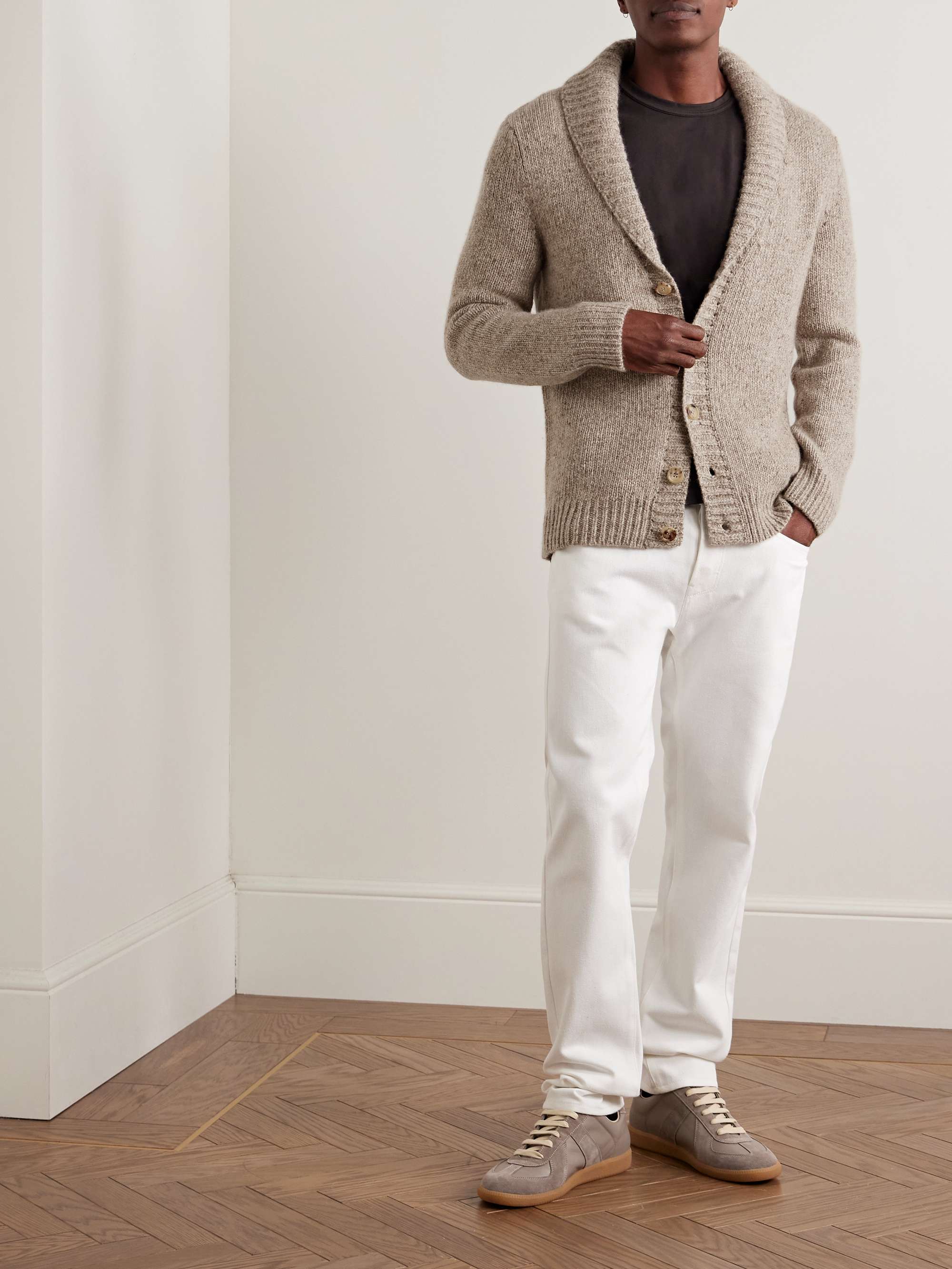 Thom Shawl-Collar Cashmere Cardigan view