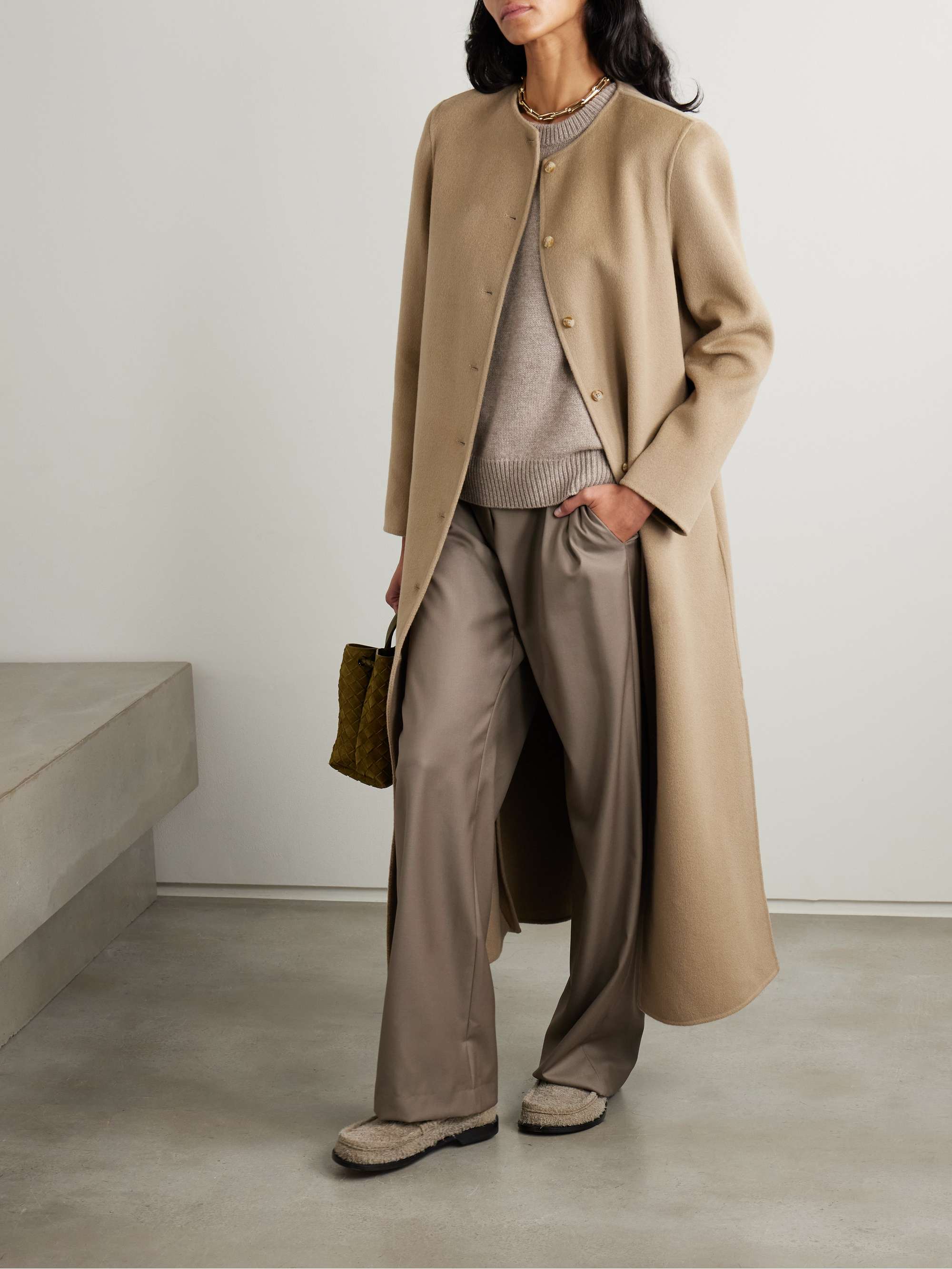 Martil wool and cashmere-blend coat view