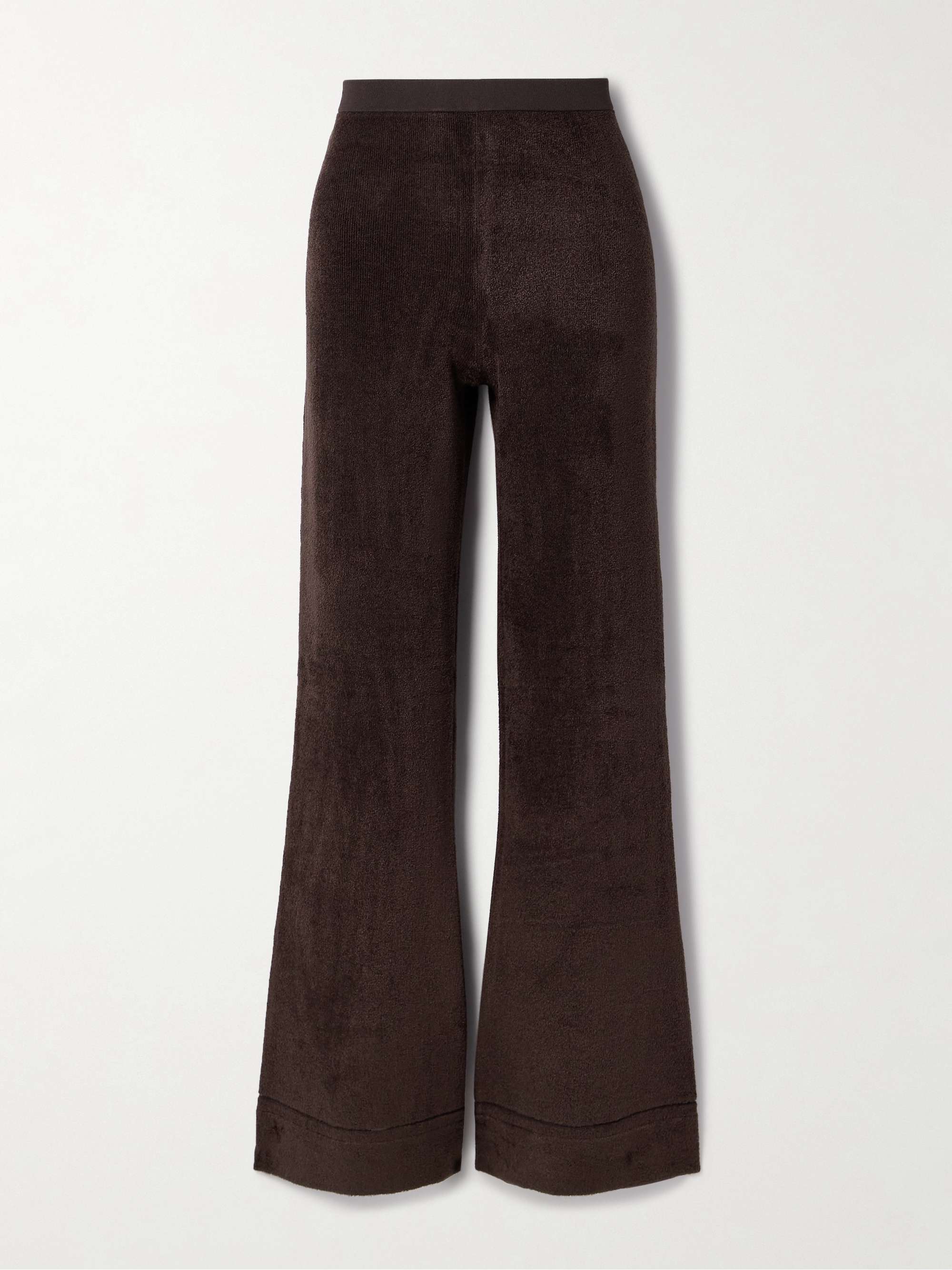 Evie chenille flared pants view
