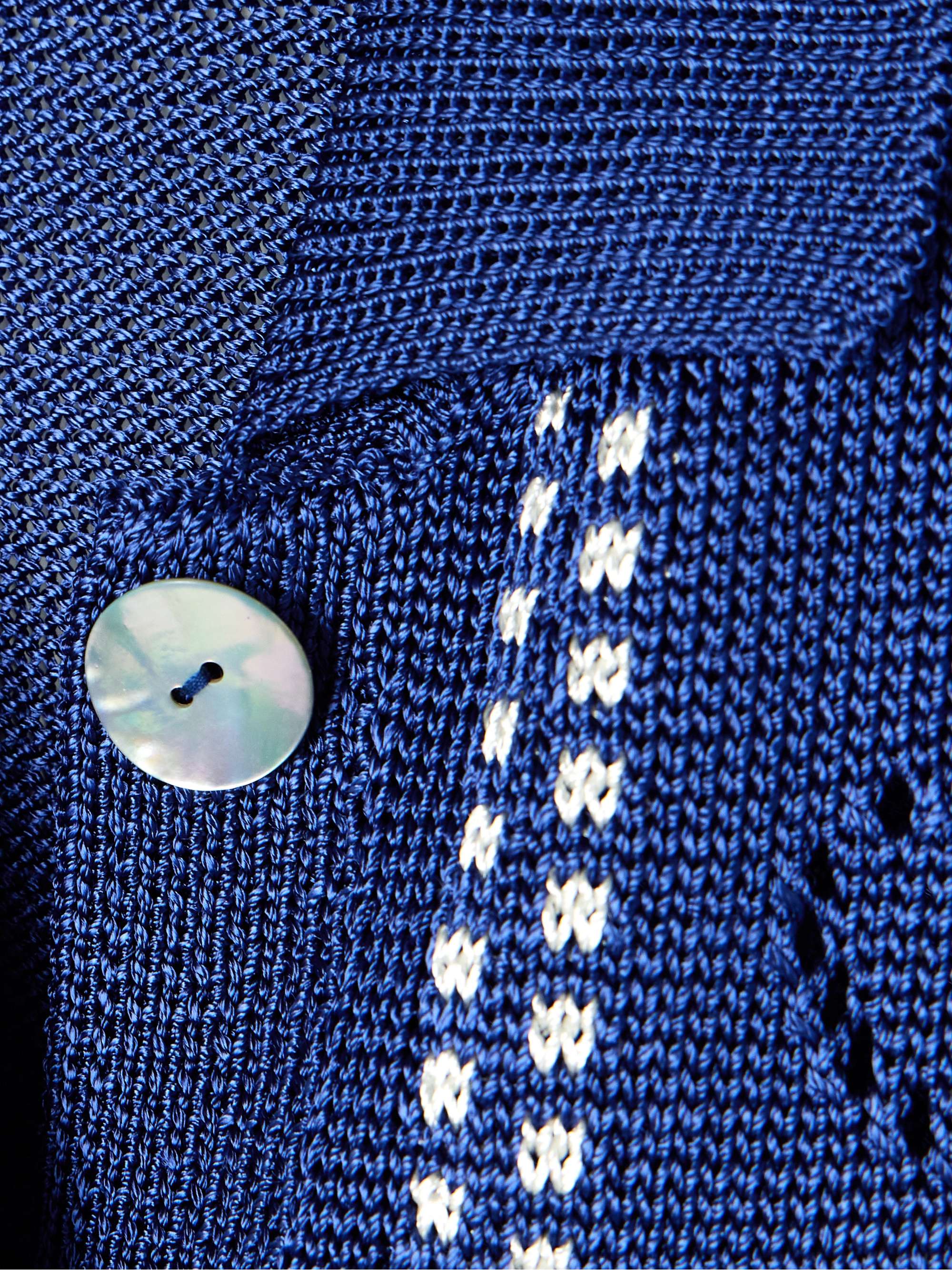 Garden Party pointelle-knit shirt view