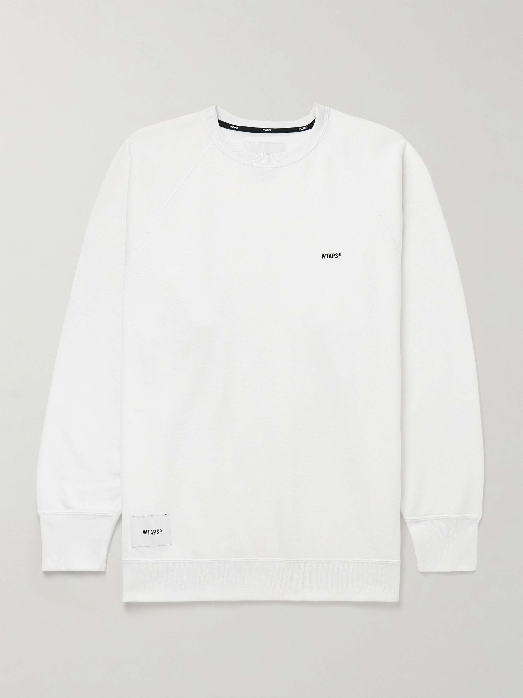 Logo-Embroidered Appliquéd Cotton-Blend Jersey Sweatshirt view