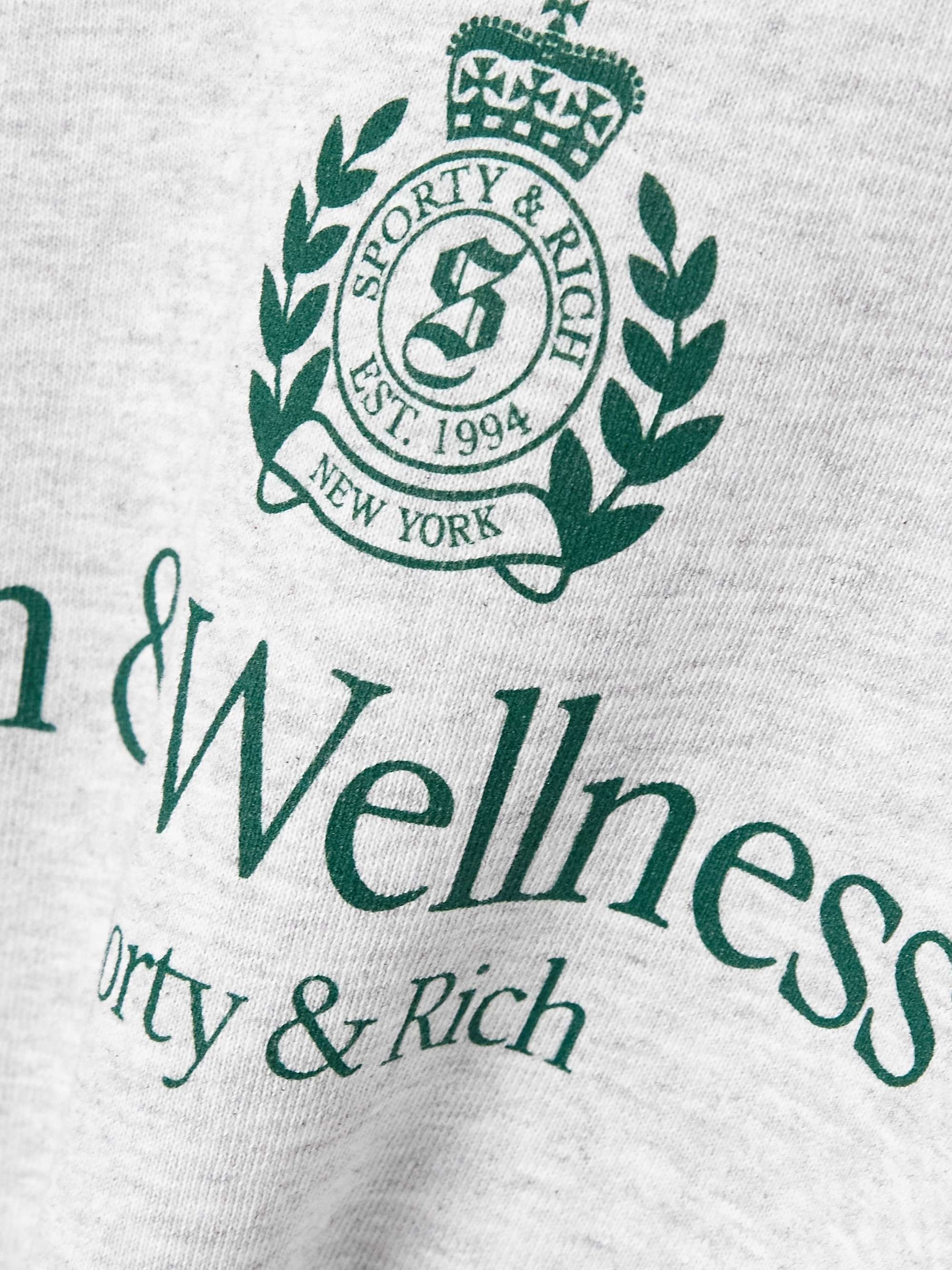 Printed cotton-blend jersey sweatshirt view