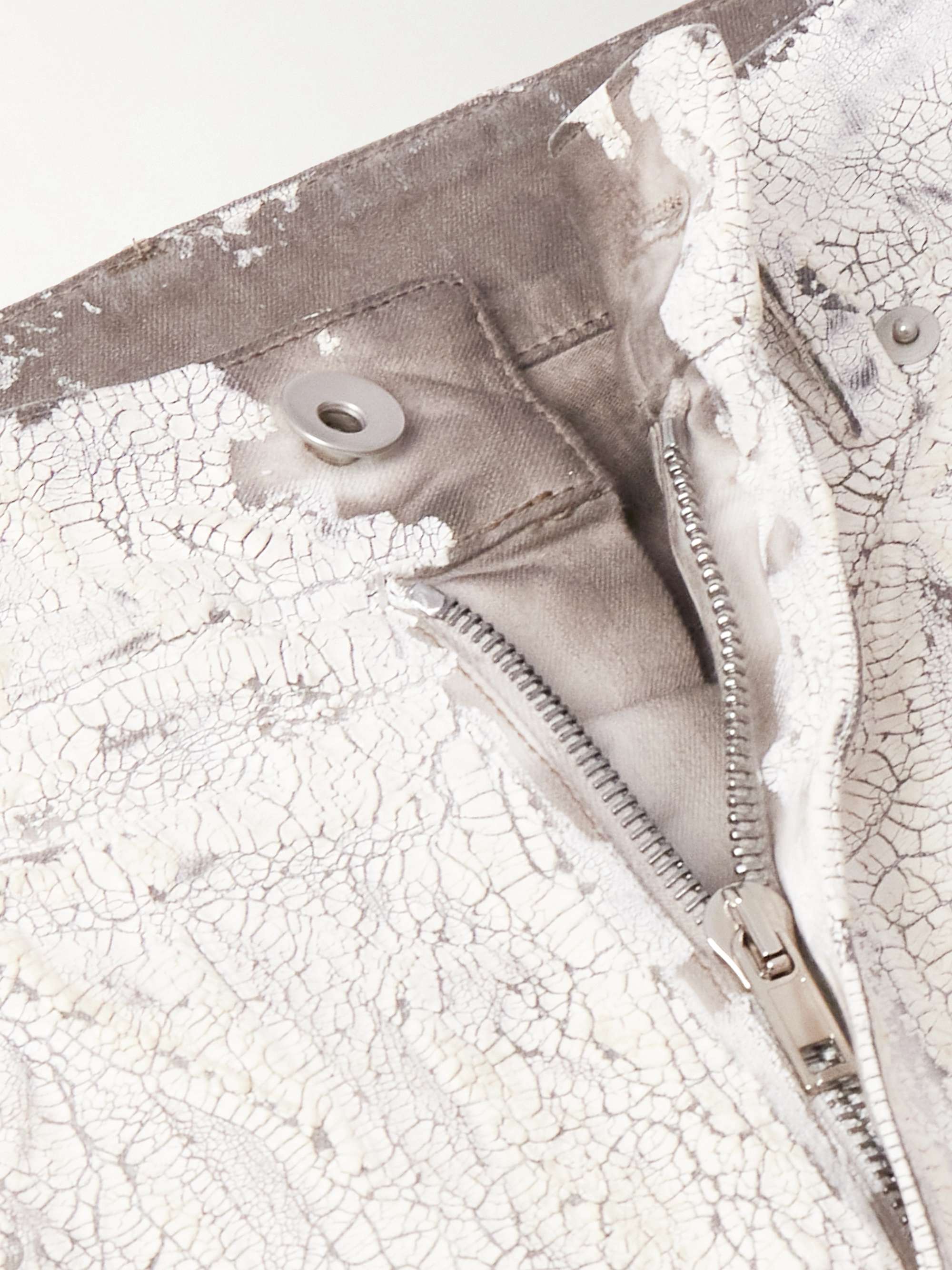 Megacrust Slim-Fit Coated Jeans view