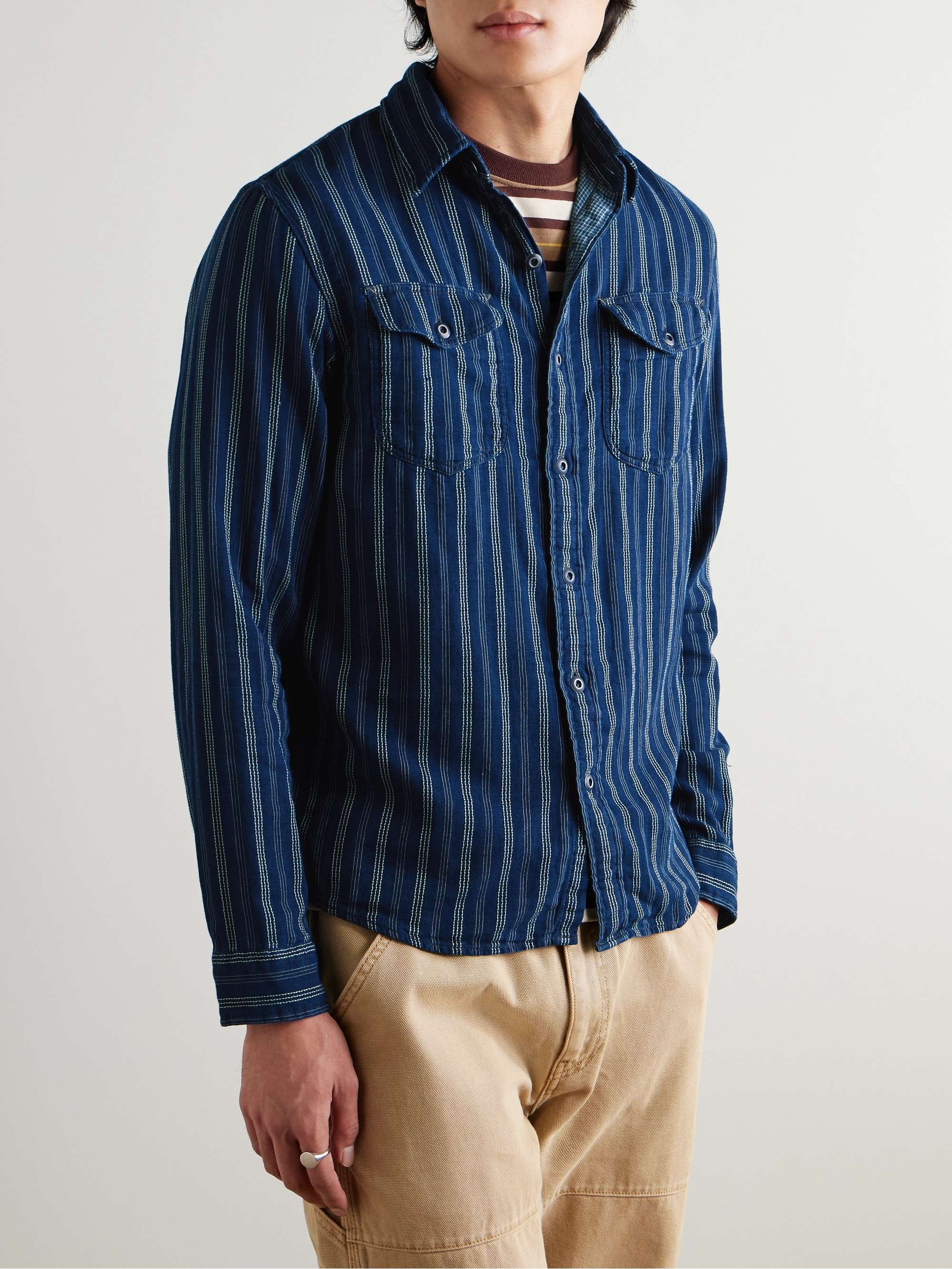 Lee Striped Denim Shirt view