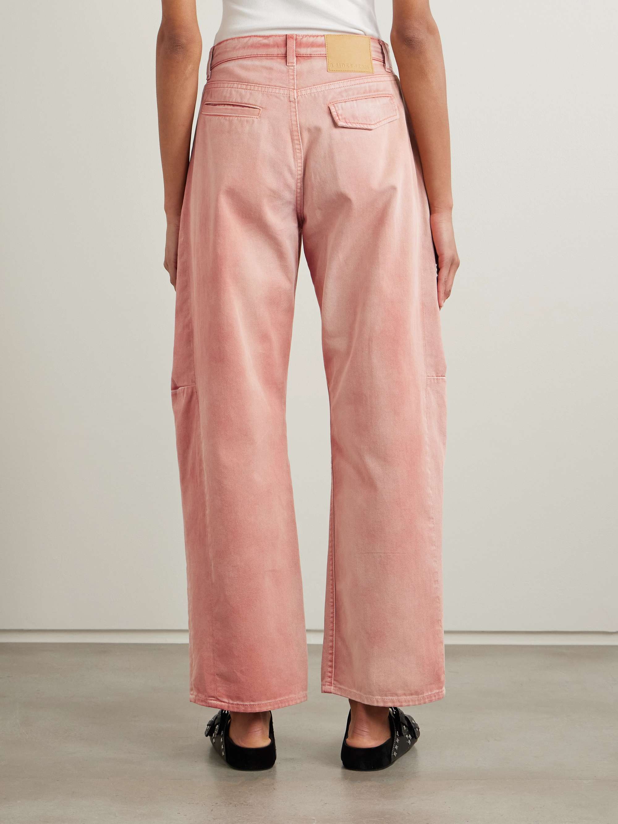 Lange Lasso high-rise barrel-leg jeans view
